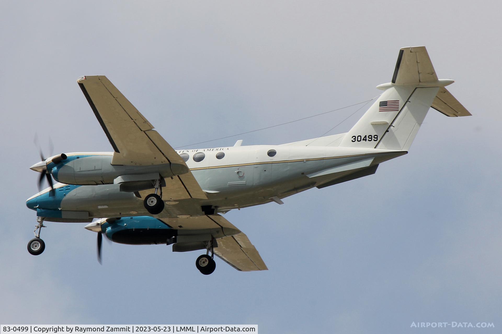 83-0499, 1983 Beech C-12D Huron C/N BP-45, Beech C-12D Huron 83-0499 United States Air Force