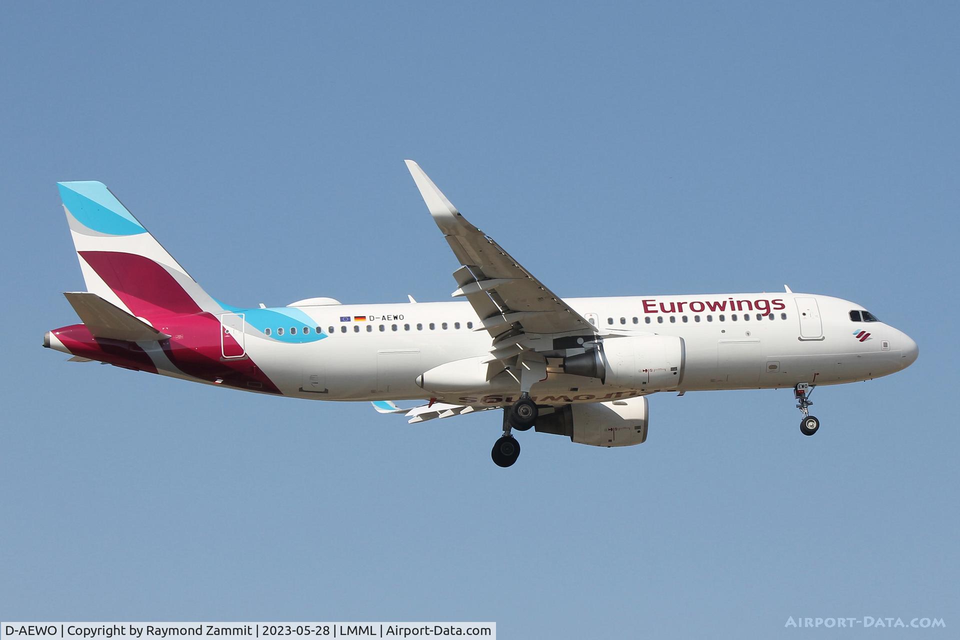 D-AEWO, 2016 Airbus A320-214 C/N 7394, A320 D-AEWO Eurowings
