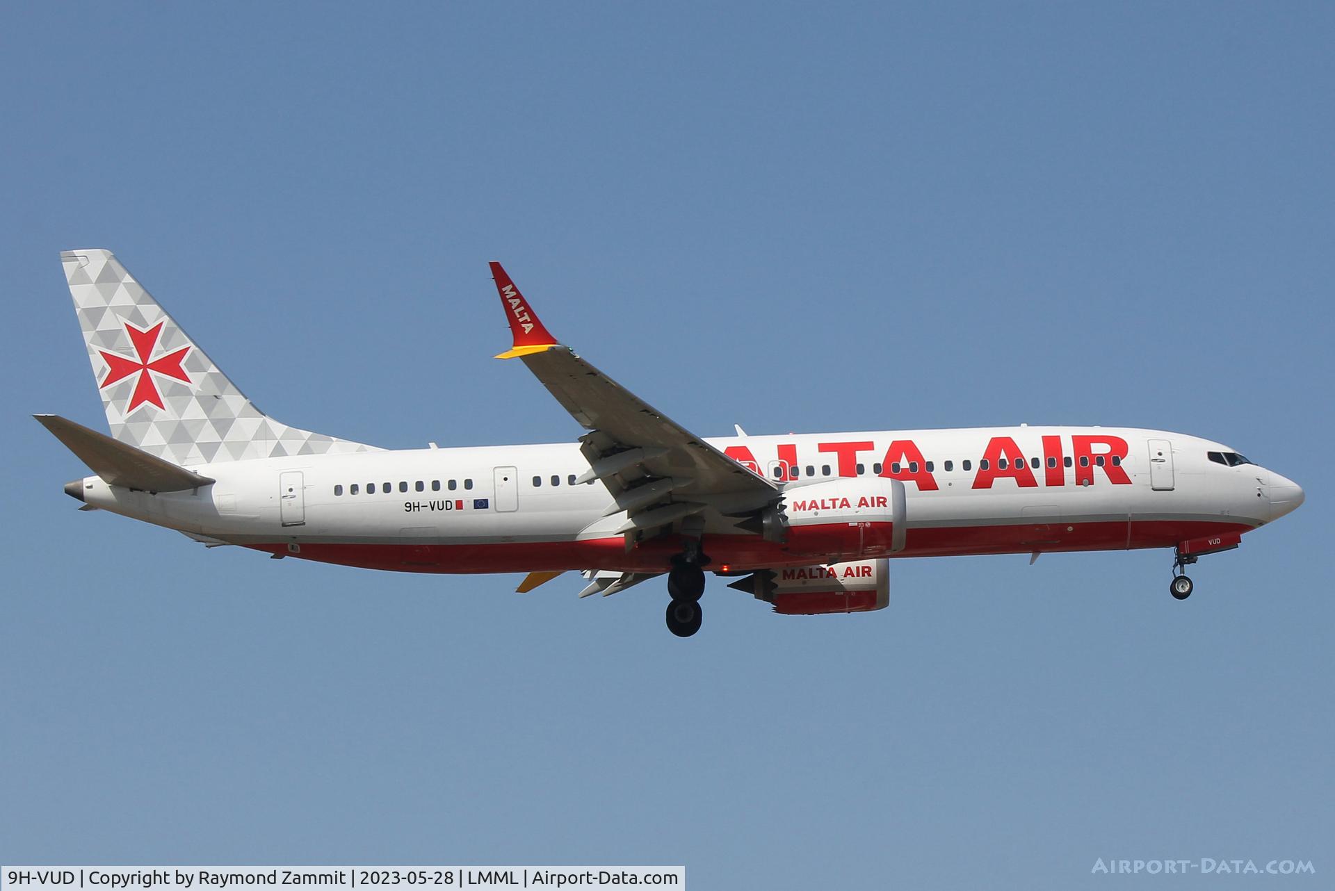 9H-VUD, 2021 Boeing 737-8-200 MAX C/N 65878, B737-800 9H-VUD Malta Air