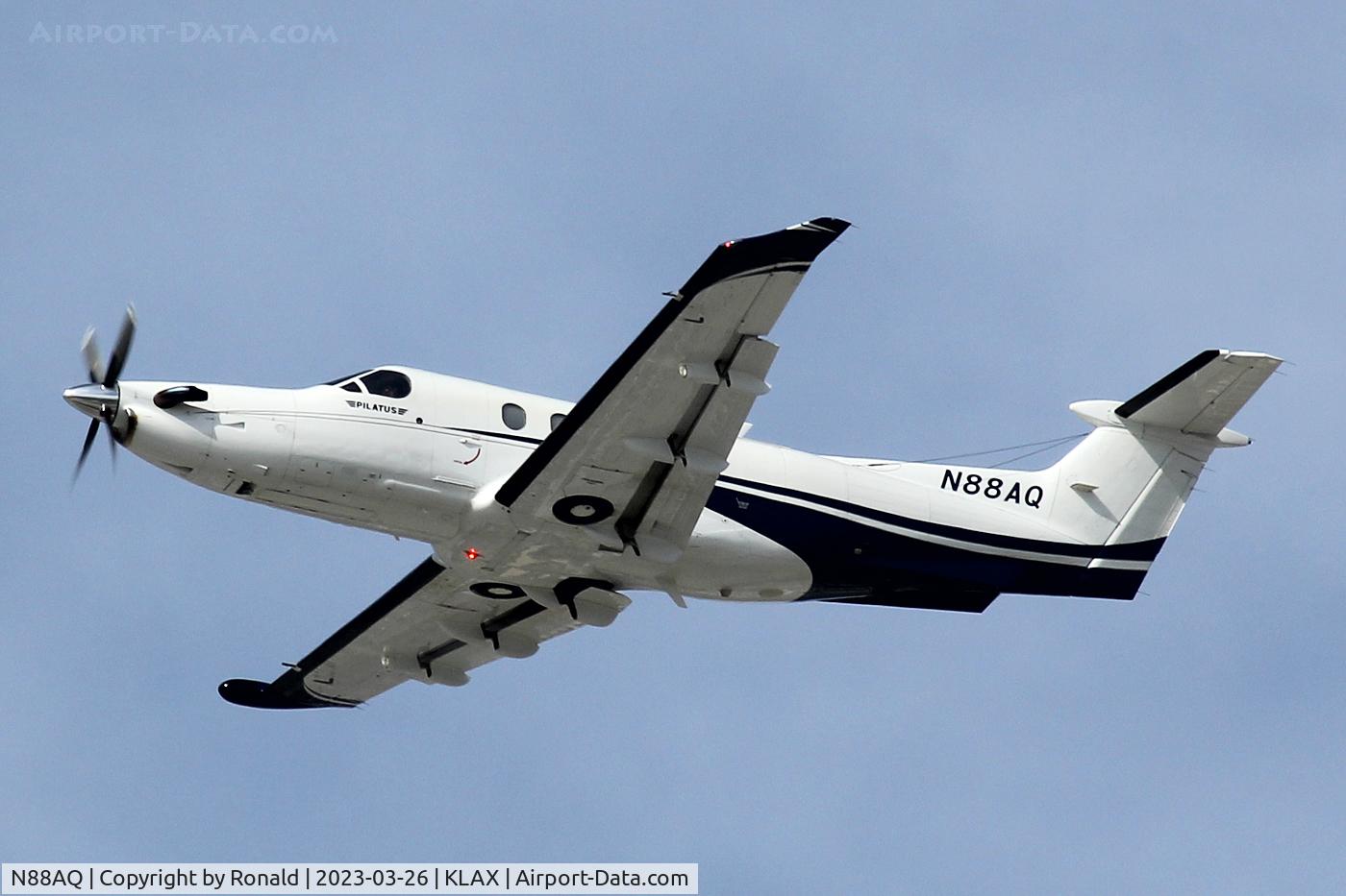N88AQ, 2008 Pilatus PC-12/47E C/N 1029, at lax