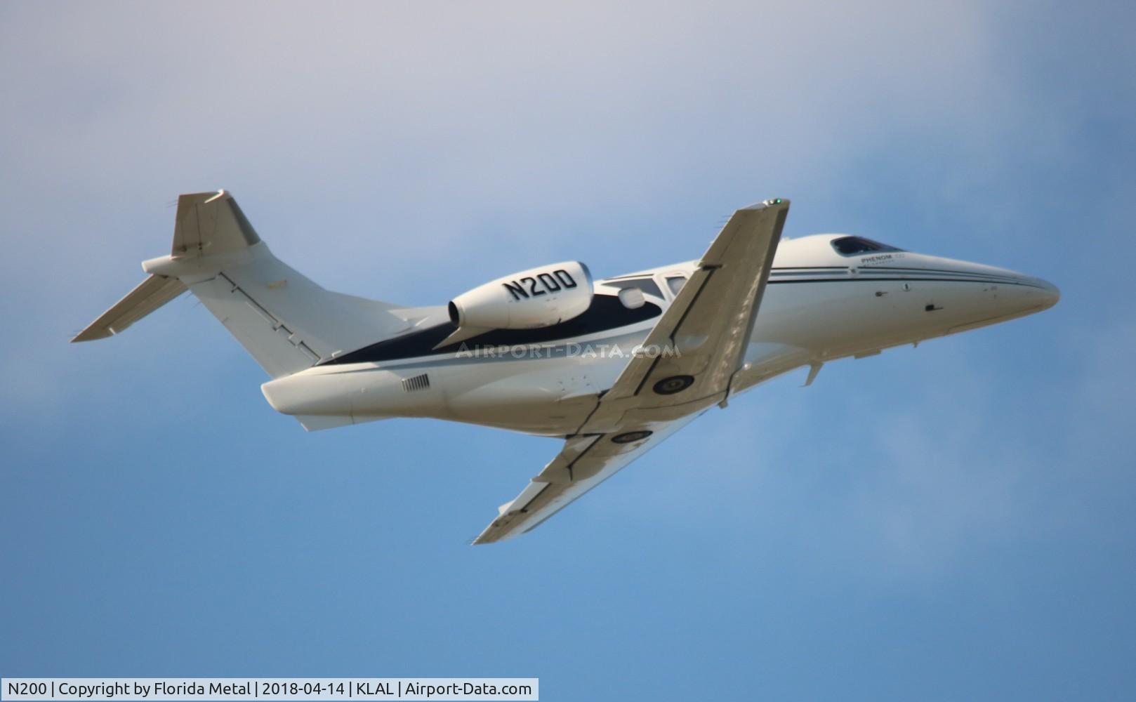 N200, 2009 Embraer EMB-500 Phenom 100 C/N 50000058, Phenom 100 zx