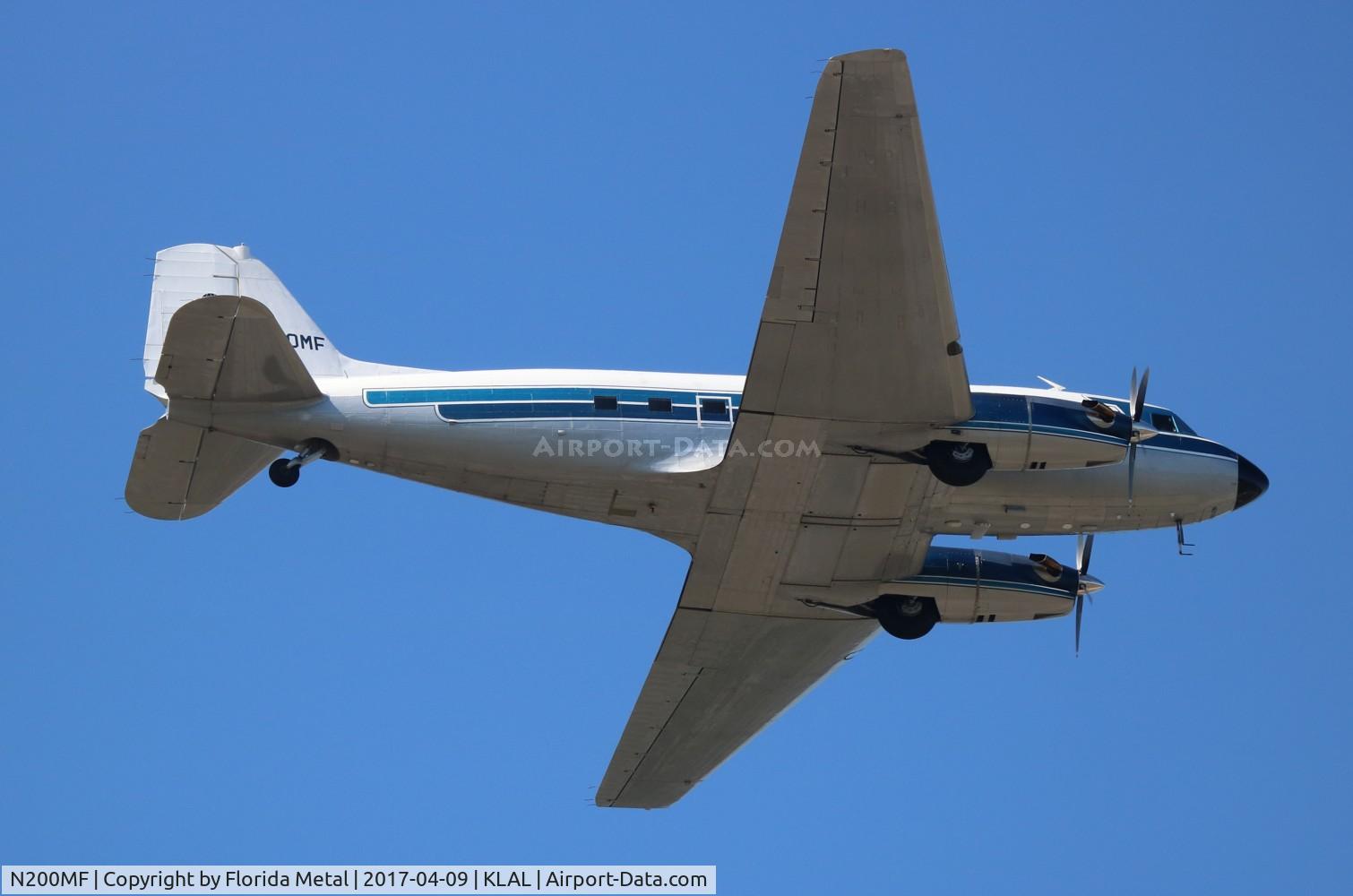 N200MF, 1944 Douglas DC-3C-TP C/N 9766, DC-3 turbo prop zx