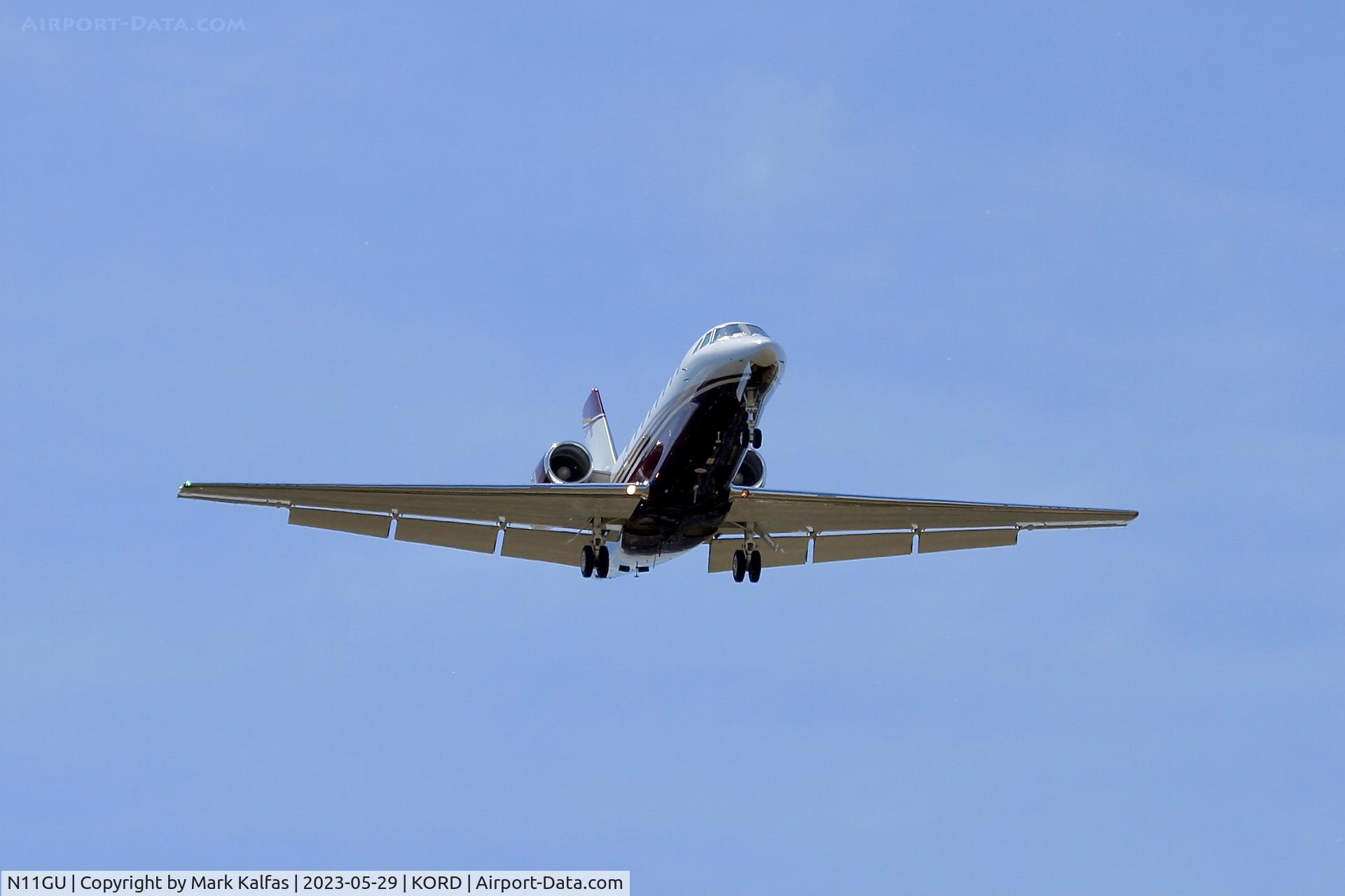 N11GU, 2007 Cessna 680 Citation Sovereign C/N 680-0147, EDINTON HOLDINGS USA INC,Cessna 680 Citation Sovereign on approach 10C ORD