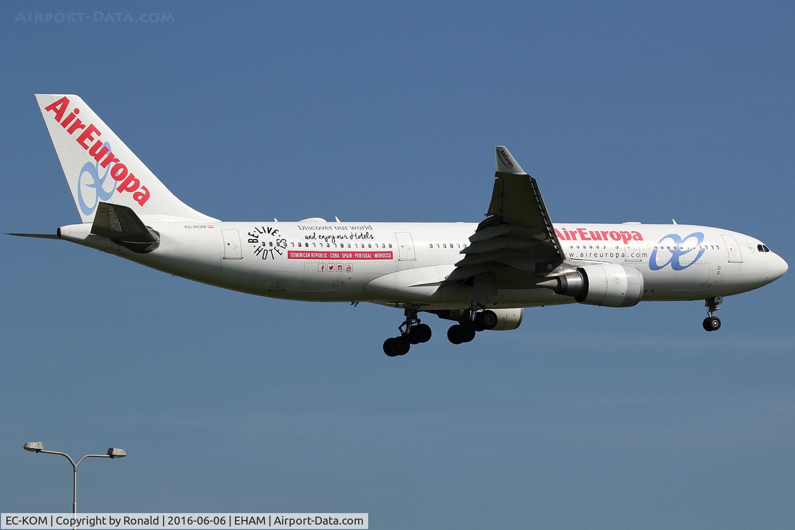 EC-KOM, 2008 Airbus A330-202 C/N 931, at spl