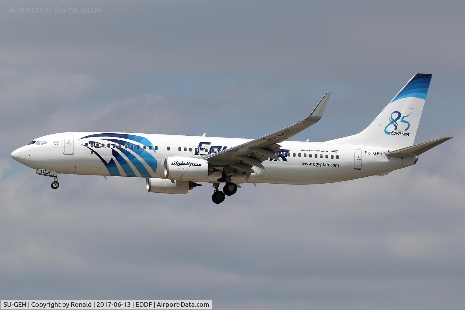SU-GEH, 2017 Boeing 737-866 C/N 63800, at fra