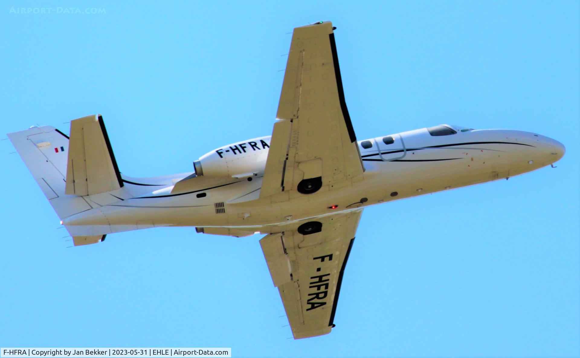 F-HFRA, 1978 Cessna 501 Citation I/SP C/N 501-0044, Lelystad Airport departure