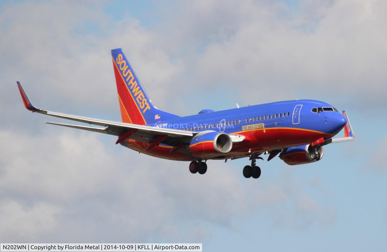 N202WN, 2005 Boeing 737-7H4 C/N 33999, SWA 737 canyon zx