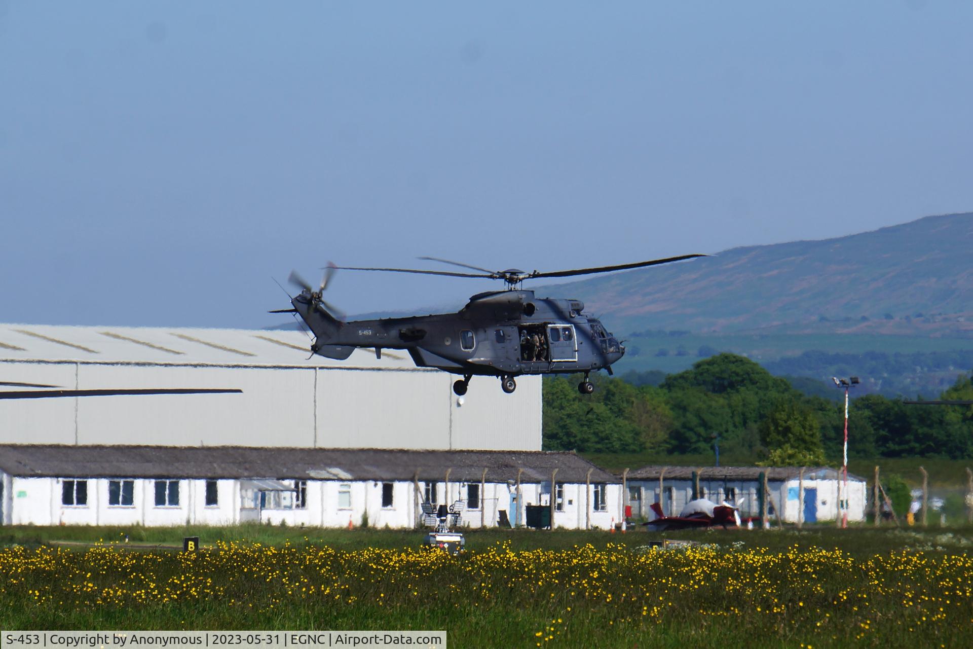 S-453, Eurocopter AS-532U2 Cougar C/N 2453, Royal Netherlands Airforce S-453 Carlisle UK