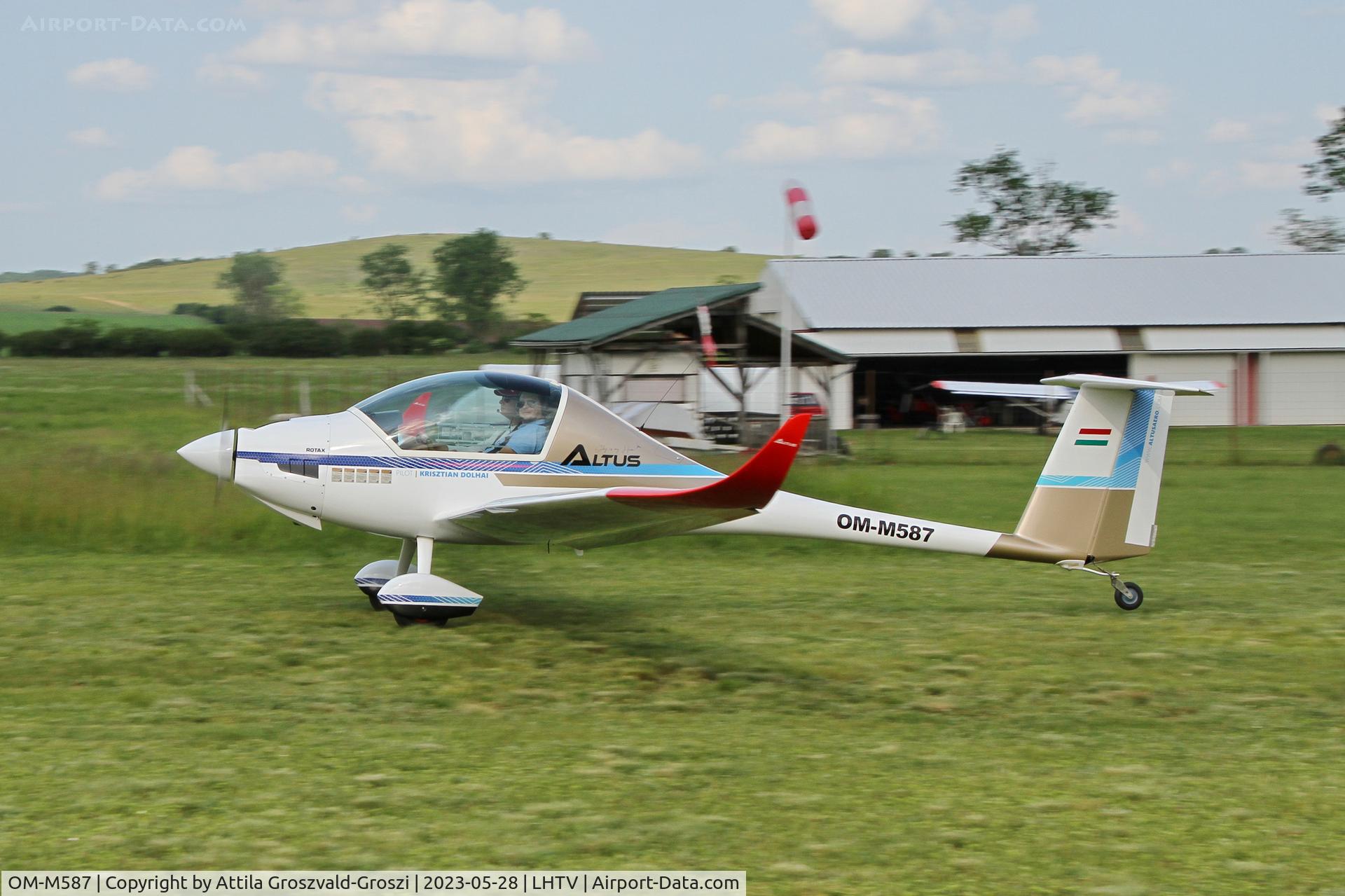 OM-M587, 2023 Altus Aero Altus C/N 002, LHTV - Tótvázsony Airfield, Kövesgyurpuszta-Hungary