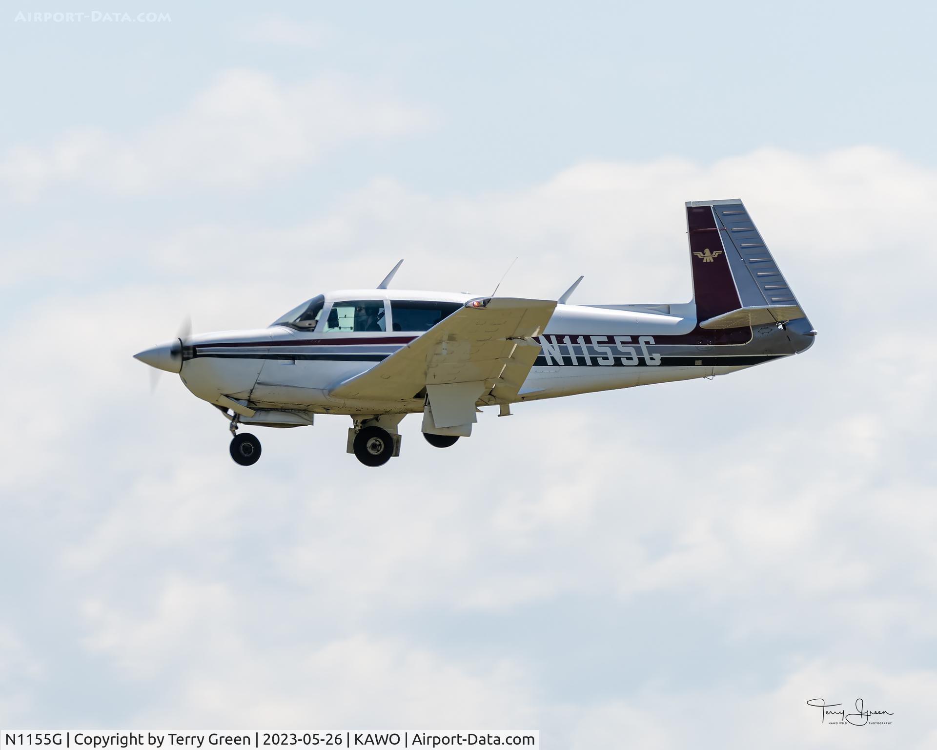 N1155G, 1981 Mooney M20J 201 C/N 24-1245, KAWO