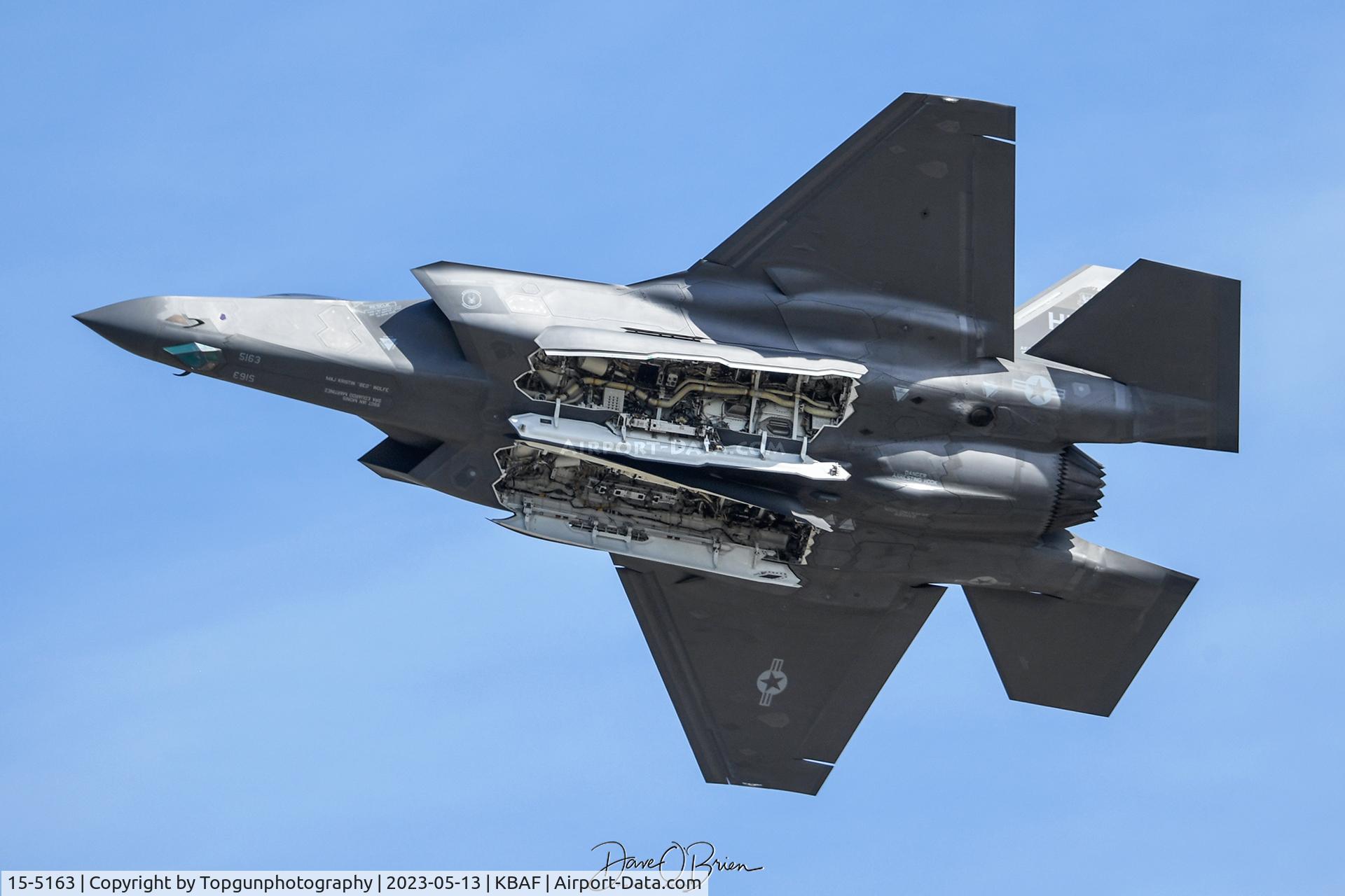 15-5163, 2015 Lockheed Martin F-35A Lightning II C/N AF-138, BEO in her demo pass