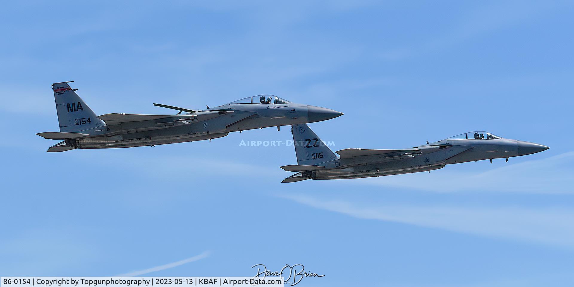 86-0154, 1986 McDonnell Douglas F-15C Eagle C/N 1001/C382, Slow Ride