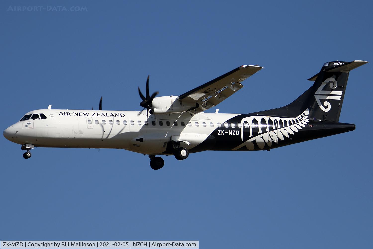 ZK-MZD, 2019 ATR 72-212A C/N 1592, from IVC