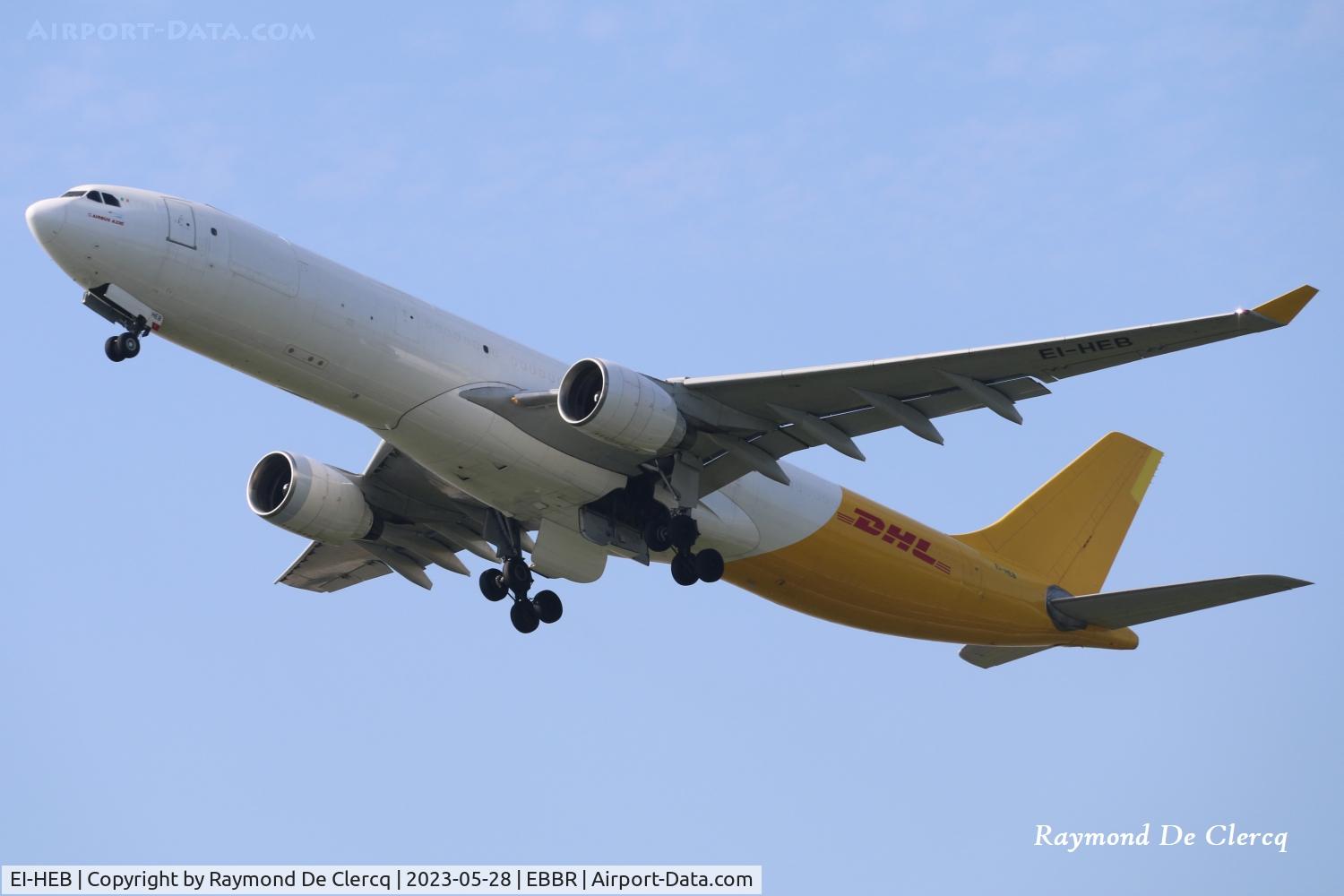 EI-HEB, 1996 Airbus A330-322F C/N 0127, Departing from Brussels Airport.