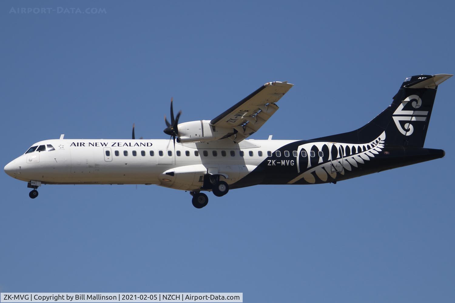 ZK-MVG, 2015 ATR 72-600 C/N 1264, from PMR