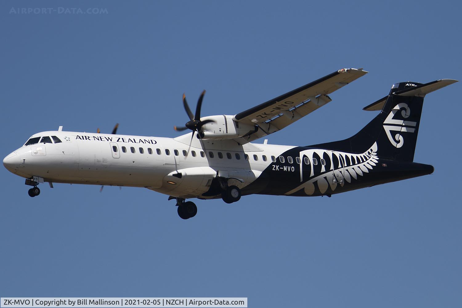 ZK-MVO, 2015 ATR 72-600 (72-212A) C/N 1299, from ROT