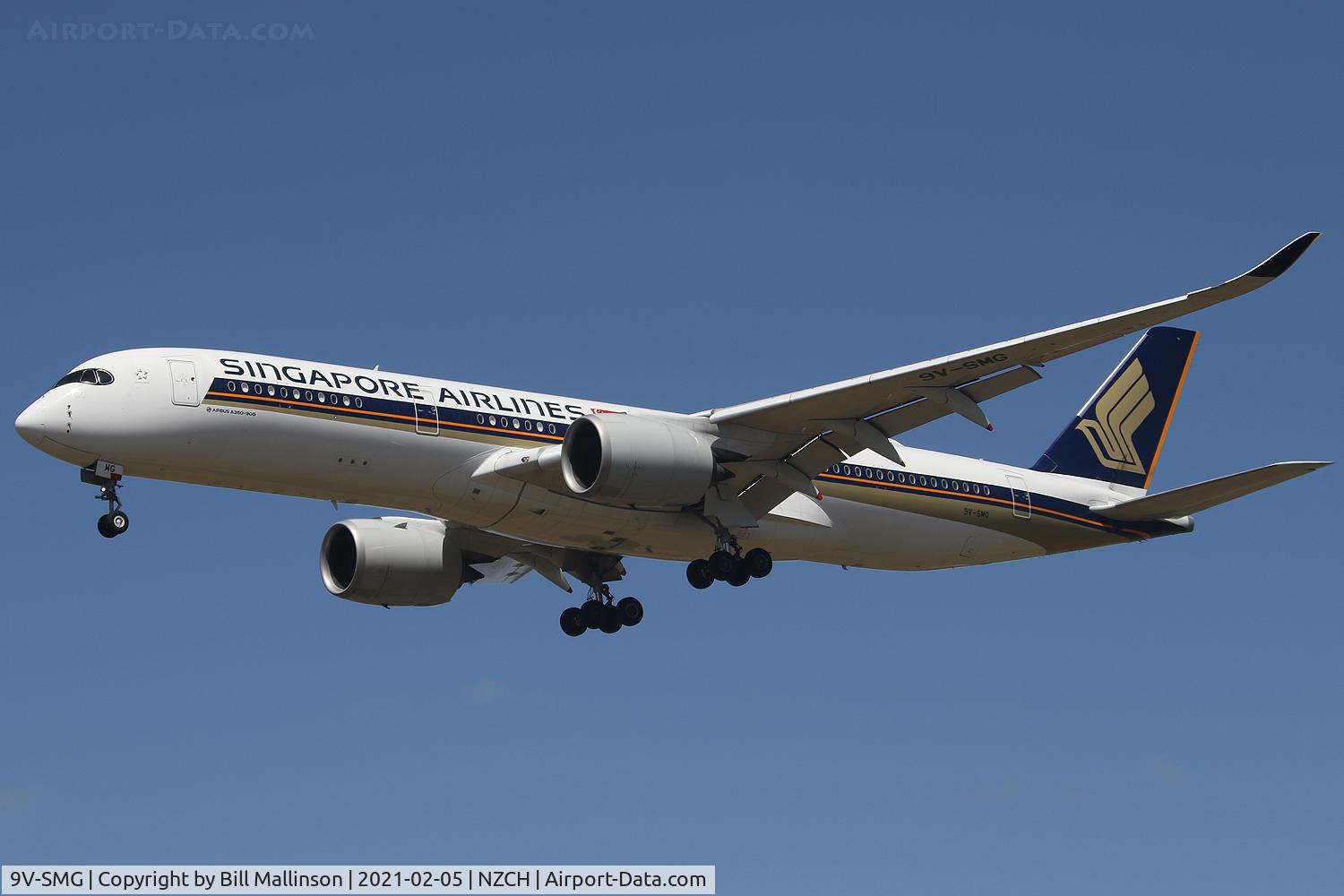 9V-SMG, 2016 Airbus A350-941 C/N 062, SQ297 from SIN