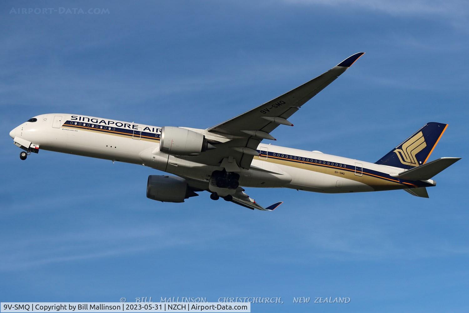 9V-SMQ, 2017 Airbus A350-941 C/N 133, SQ298 to SIN