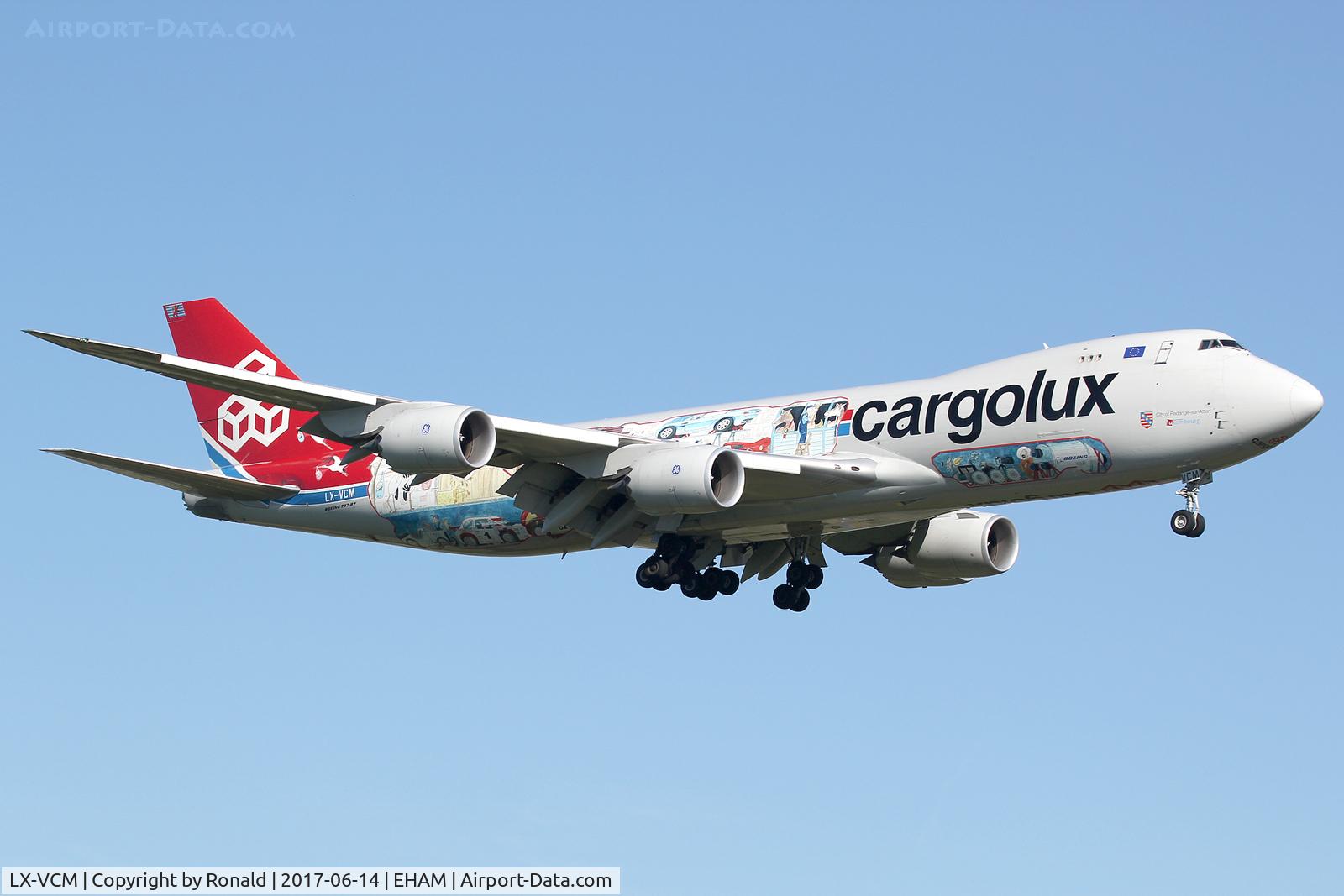 LX-VCM, 2015 Boeing 747-8F C/N 61169, ar spl
