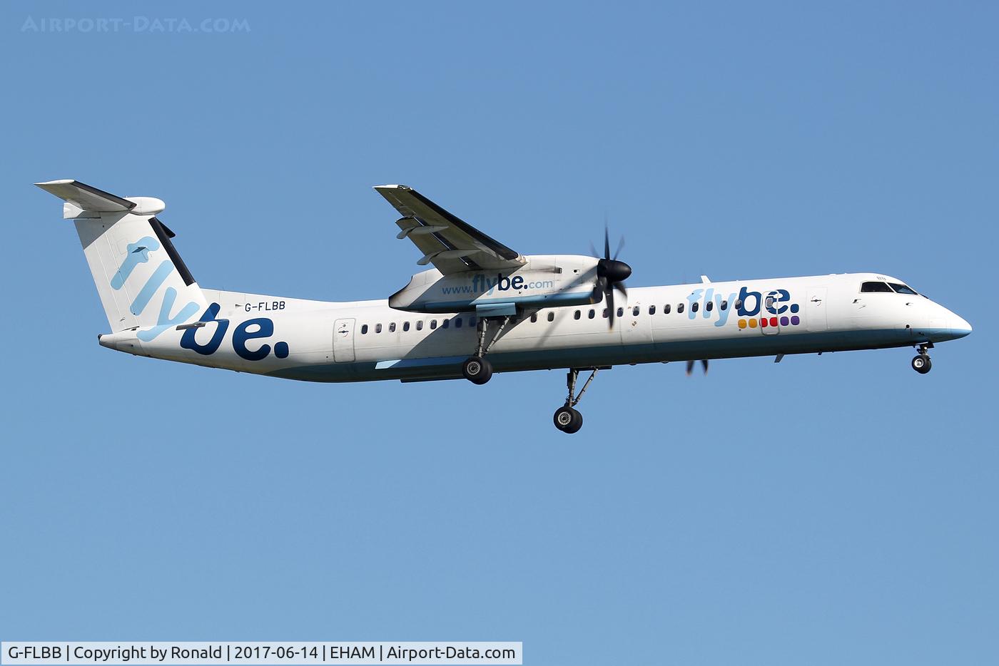 G-FLBB, 2009 De Havilland Canada DHC-8-402Q Dash 8 C/N 4255, at spl