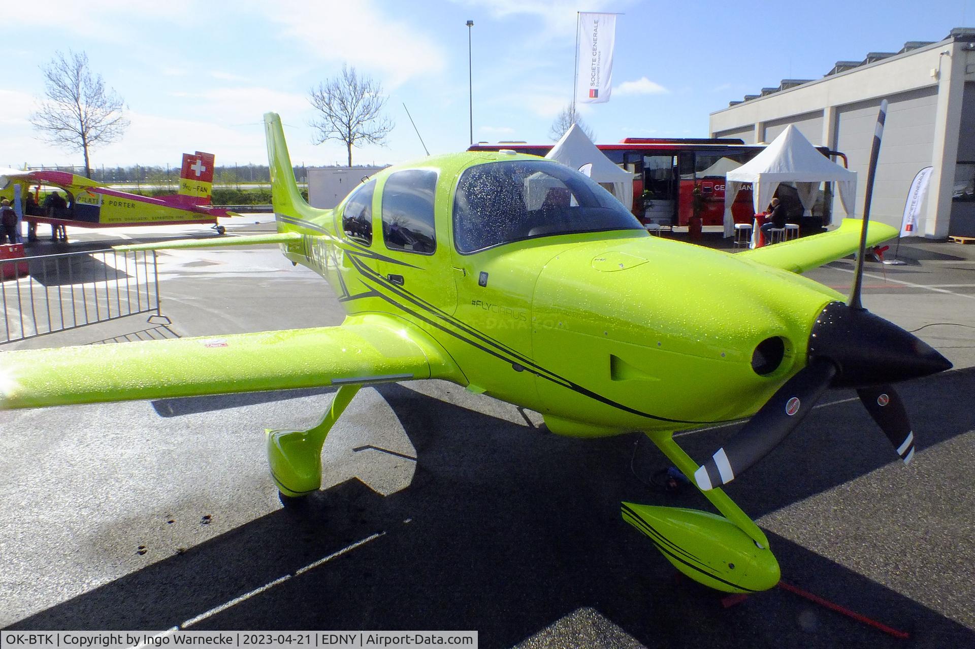 OK-BTK, Cirrus SR20 C/N 8811, Cirrus SR20 at the AERO 2023, Friedrichshafen