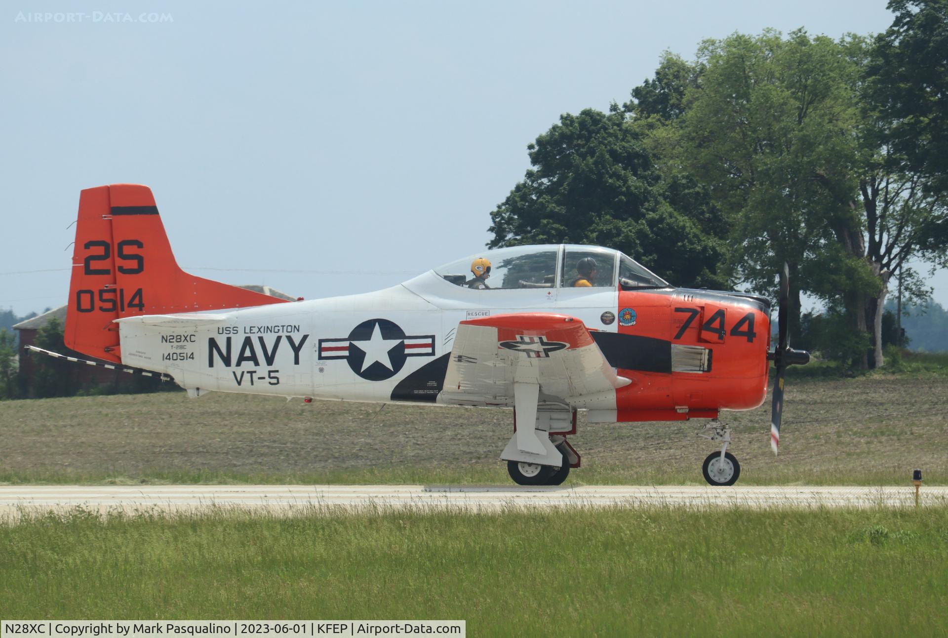 N28XC, 1954 North American T-28C Trojan C/N 226-91 (140514), North American T-28C