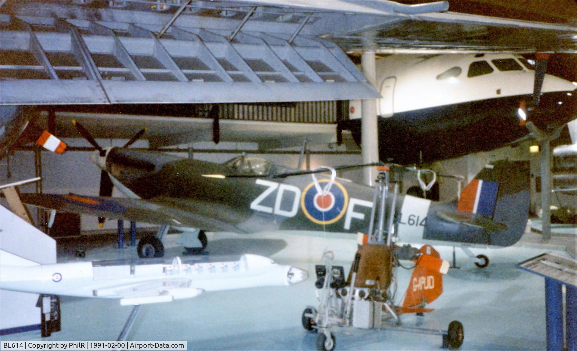 BL614, 1941 Supermarine 349 Spitfire F.Vb C/N CBAF.1646, BL614 1941 VS Spitfire Vb RAF Manchester Museum of Science & Industry