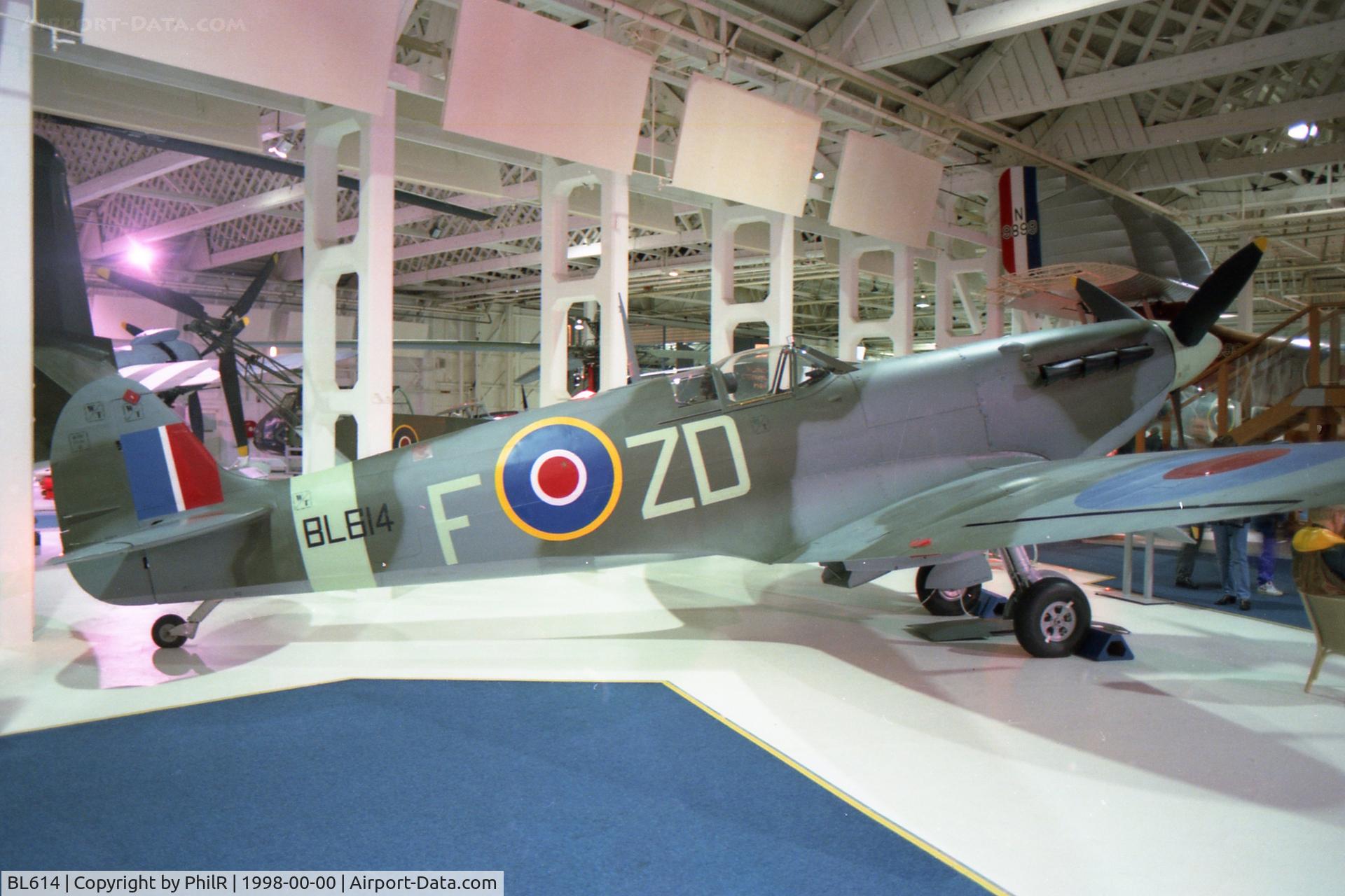 BL614, 1941 Supermarine 349 Spitfire F.Vb C/N CBAF.1646, BL614 1941 VS Spitfire Vb RAF Museum Hendon
