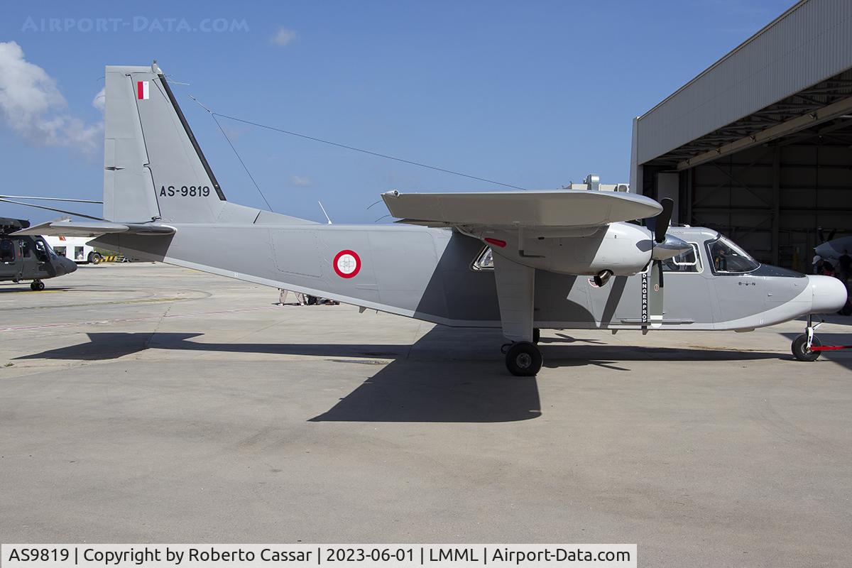AS9819, 1982 Pilatus Britten-Norman BN-2B-26 Islander C/N 2156, Park 7