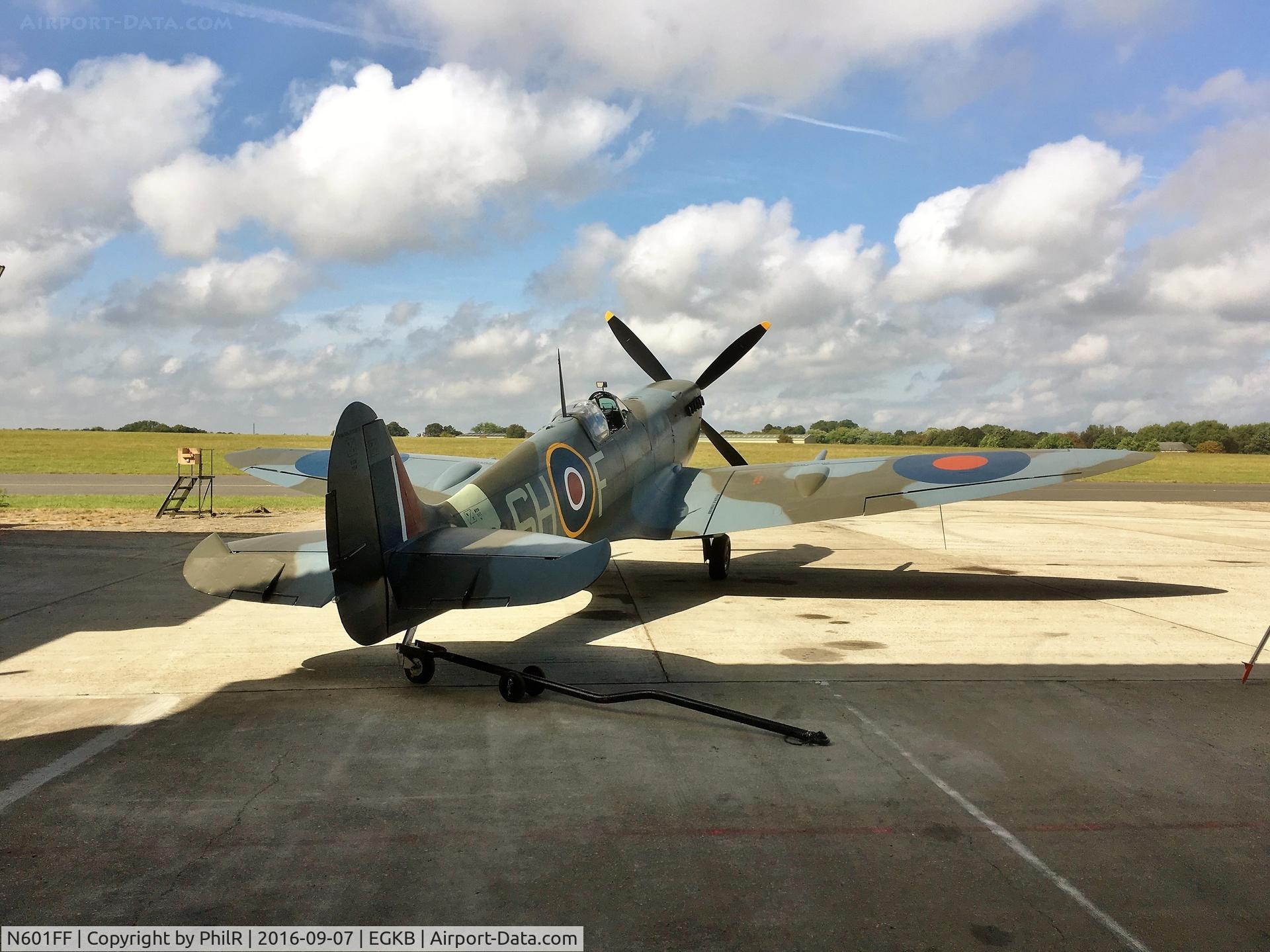 N601FF, 1942 Supermarine Spitfire F.IX C/N 6S-160931, BR601 (N601FF,G-CIYF) 1942 VS Spitfire lX RAF Heritage Hangar Biggin Hill