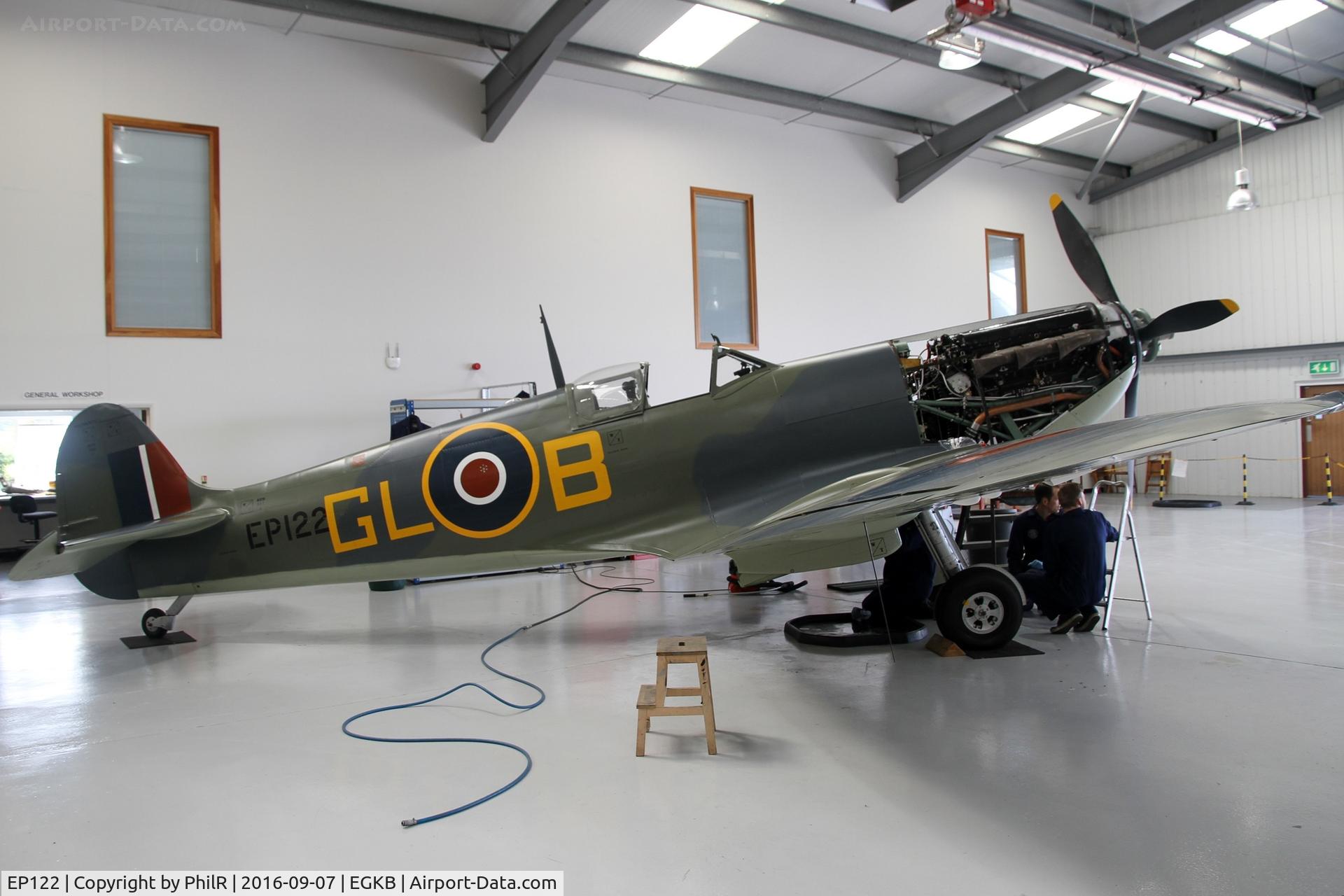 EP122, 1942 Supermarine 349 Spitfire Vb C/N CBAF.2405, EP122 (G-CISV) 1942 VS Spitfire VB Heritage Hangar Biggin Hill