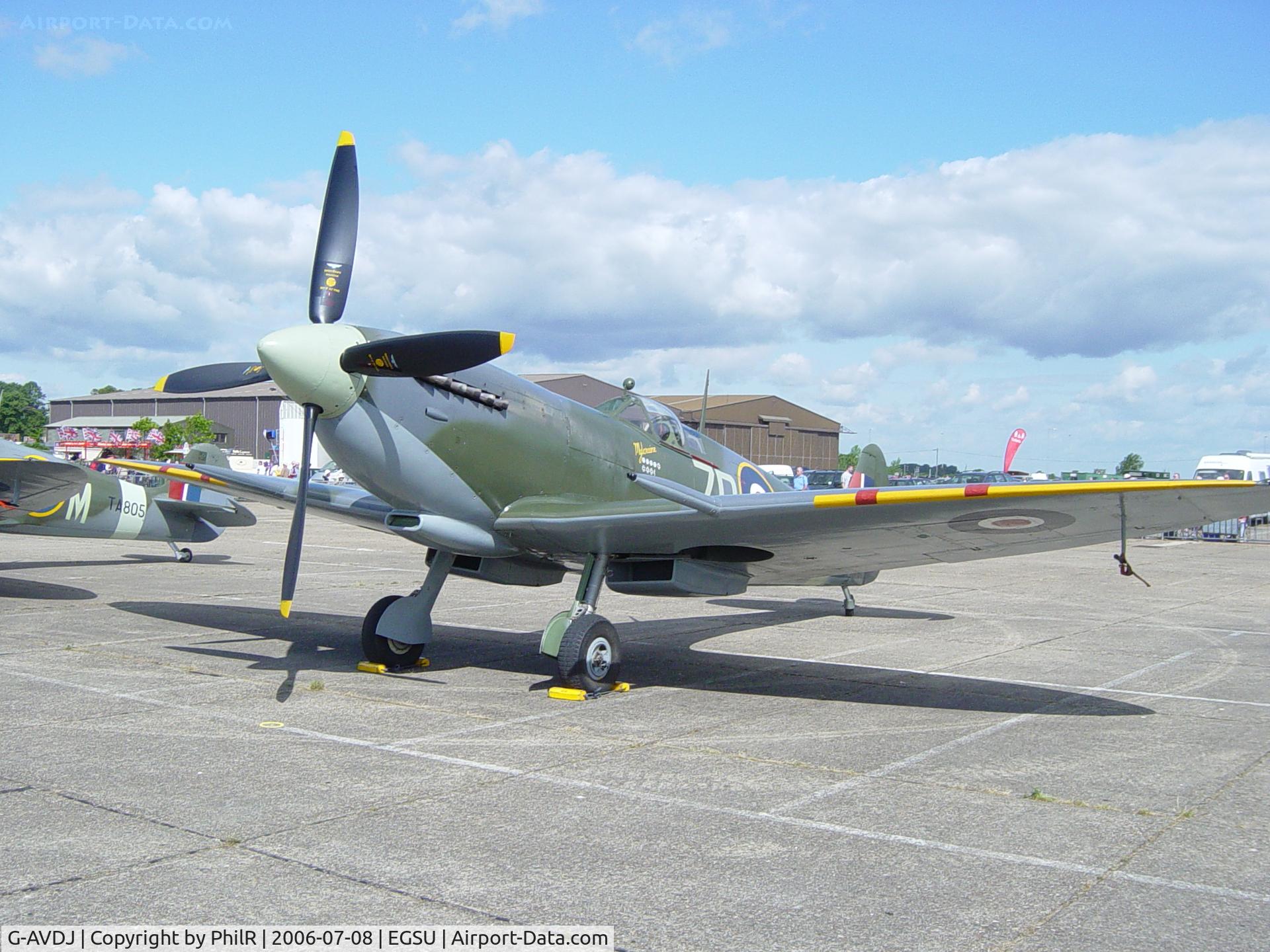 G-AVDJ, 1943 Supermarine 361 Spitfire LF9C C/N CBAF.IX.533, MH415 (G-AVDJ) 1943 VS Spitfire LFlXB RAF Flying Legends Duxford