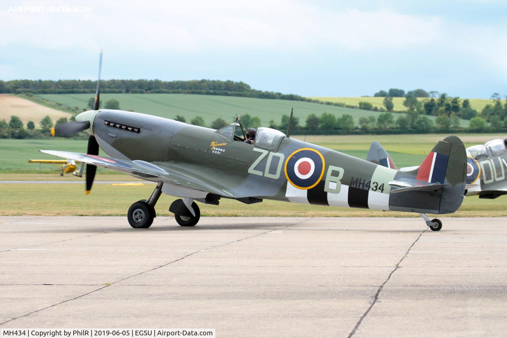 MH434, 1943 Supermarine 361 Spitfire LF.IXb C/N CBAF.IX.552, MH434 (G-ASJV) 1943 VS Spitfire HFlXB Duxford