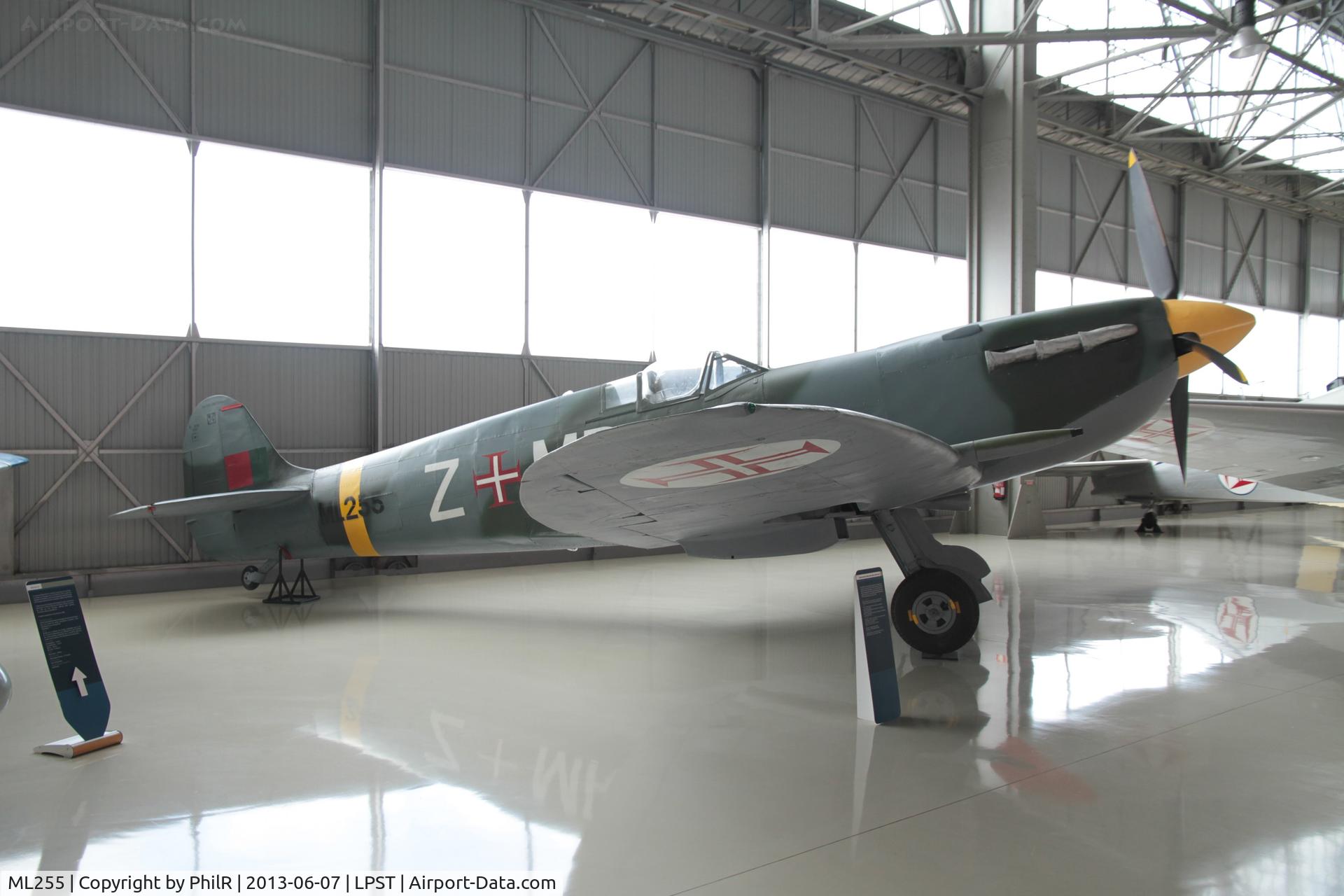 ML255, Supermarine 361 Spitfire HF.IXc C/N CBAF.8342, ML255 1944 VS Spitfire HFlXC RAF Museu do Ar Sintra