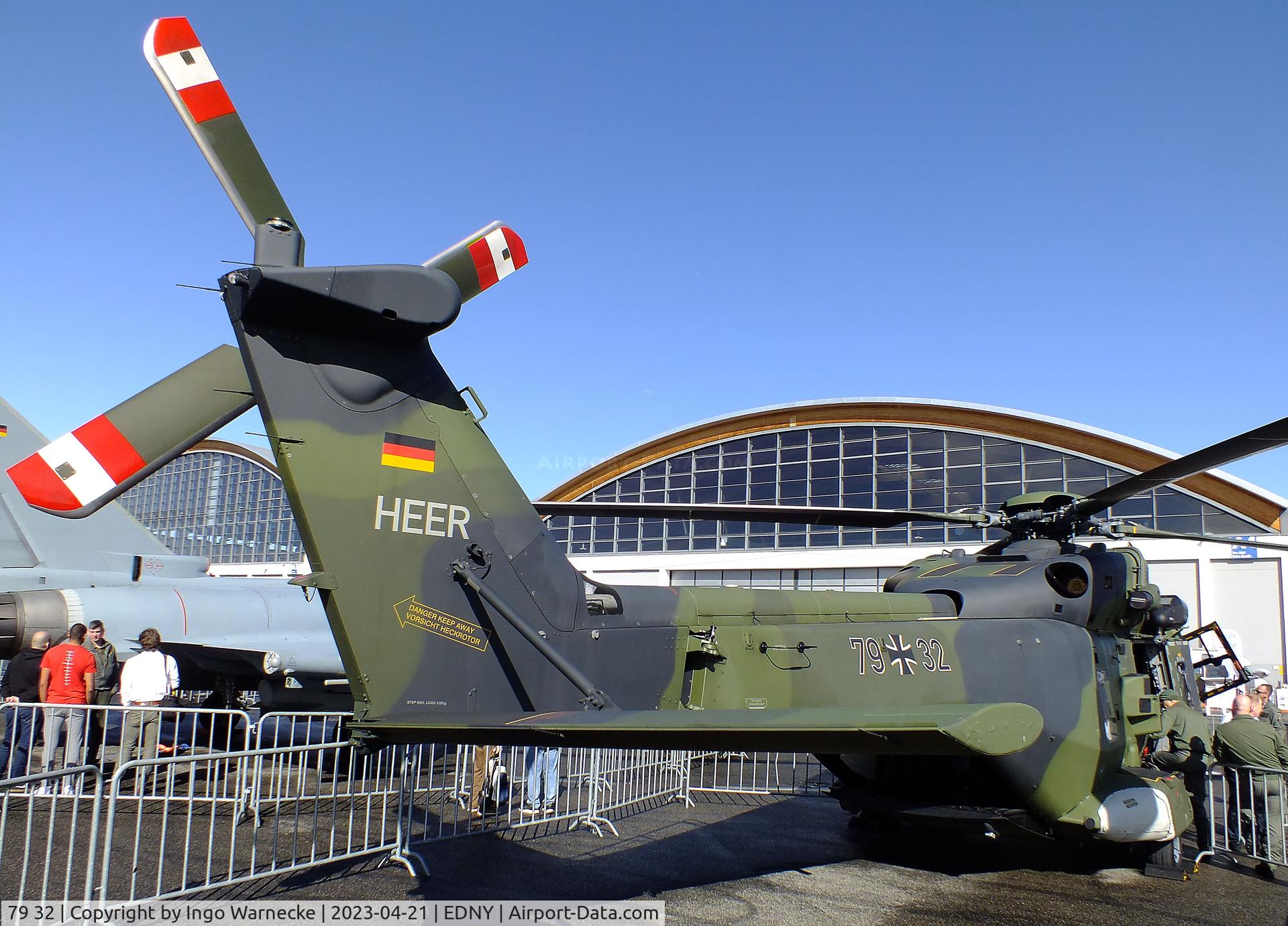 79 32, 2018 NHI NH-90 TTH Caiman C/N TGEE0032, NHI NH90 TTH of the Heeresflieger (German Army) at the AERO 2023, Friedrichshafen
