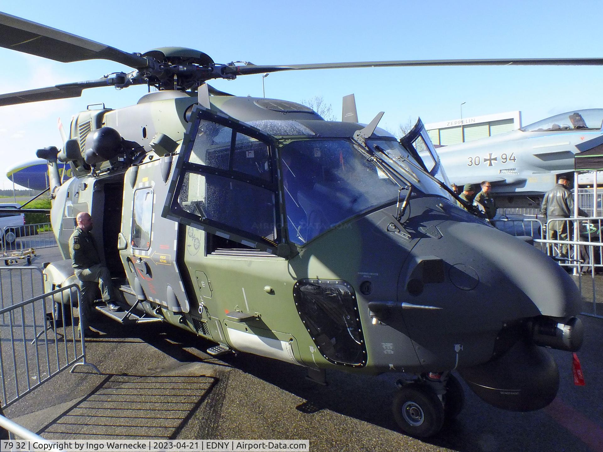79 32, 2018 NHI NH-90 TTH Caiman C/N TGEE0032, NHI NH90 TTH of the Heeresflieger (German Army) at the AERO 2023, Friedrichshafen