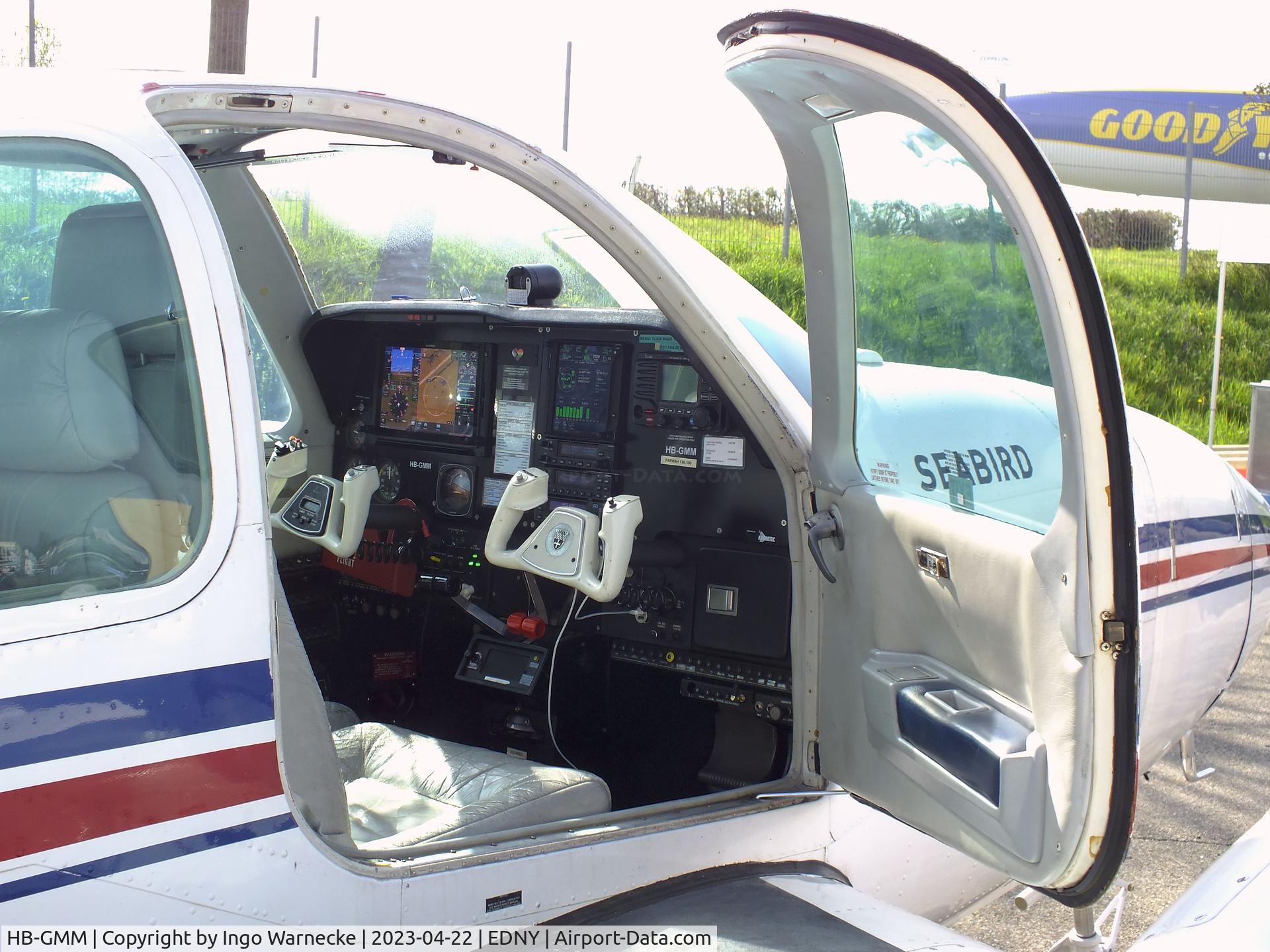 HB-GMM, Beechcraft 58 Baron C/N TH-1440, Beechcraft 58 Baron at the AERO 2023, Friedrichshafen #c