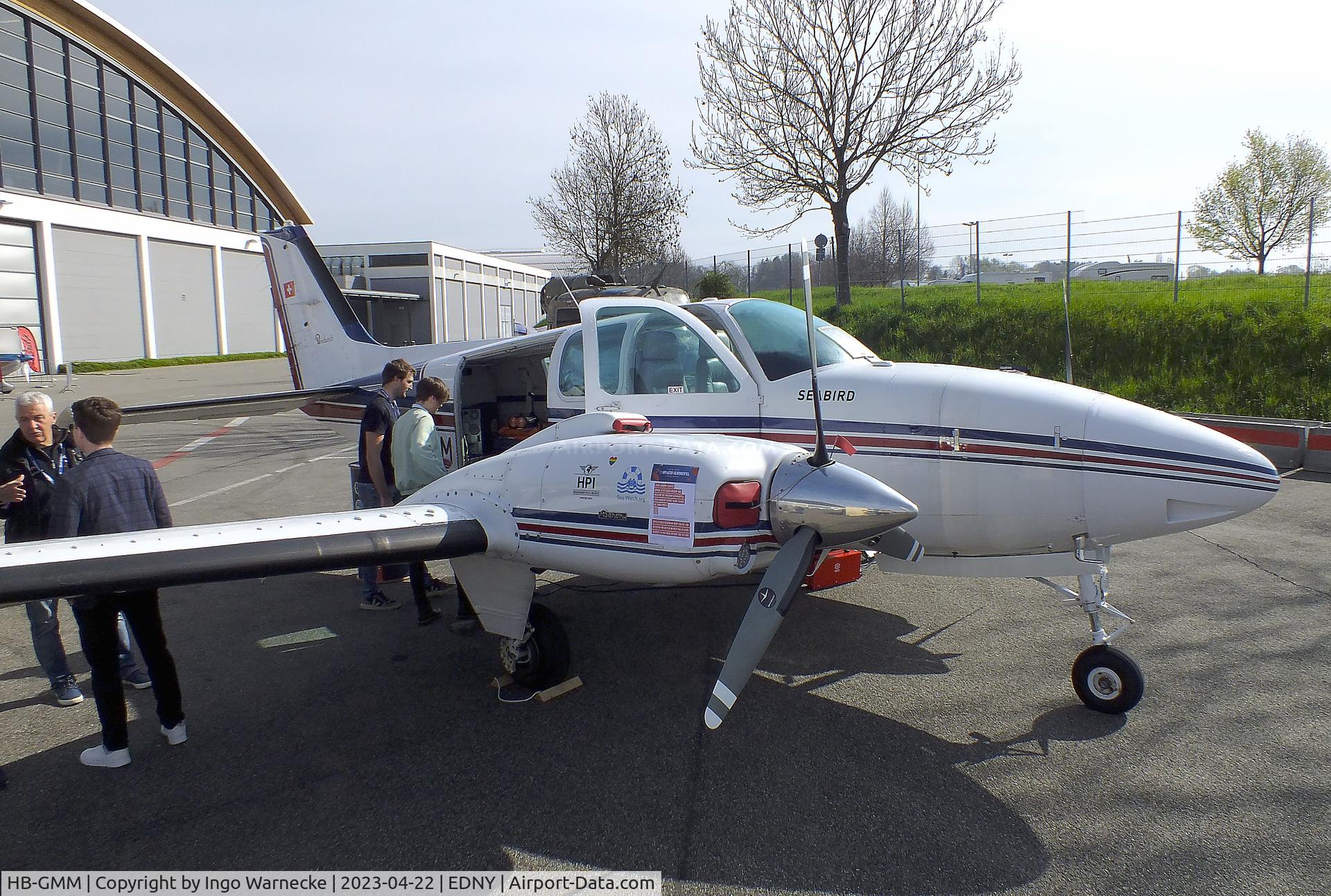 HB-GMM, Beechcraft 58 Baron C/N TH-1440, Beechcraft 58 Baron at the AERO 2023, Friedrichshafen