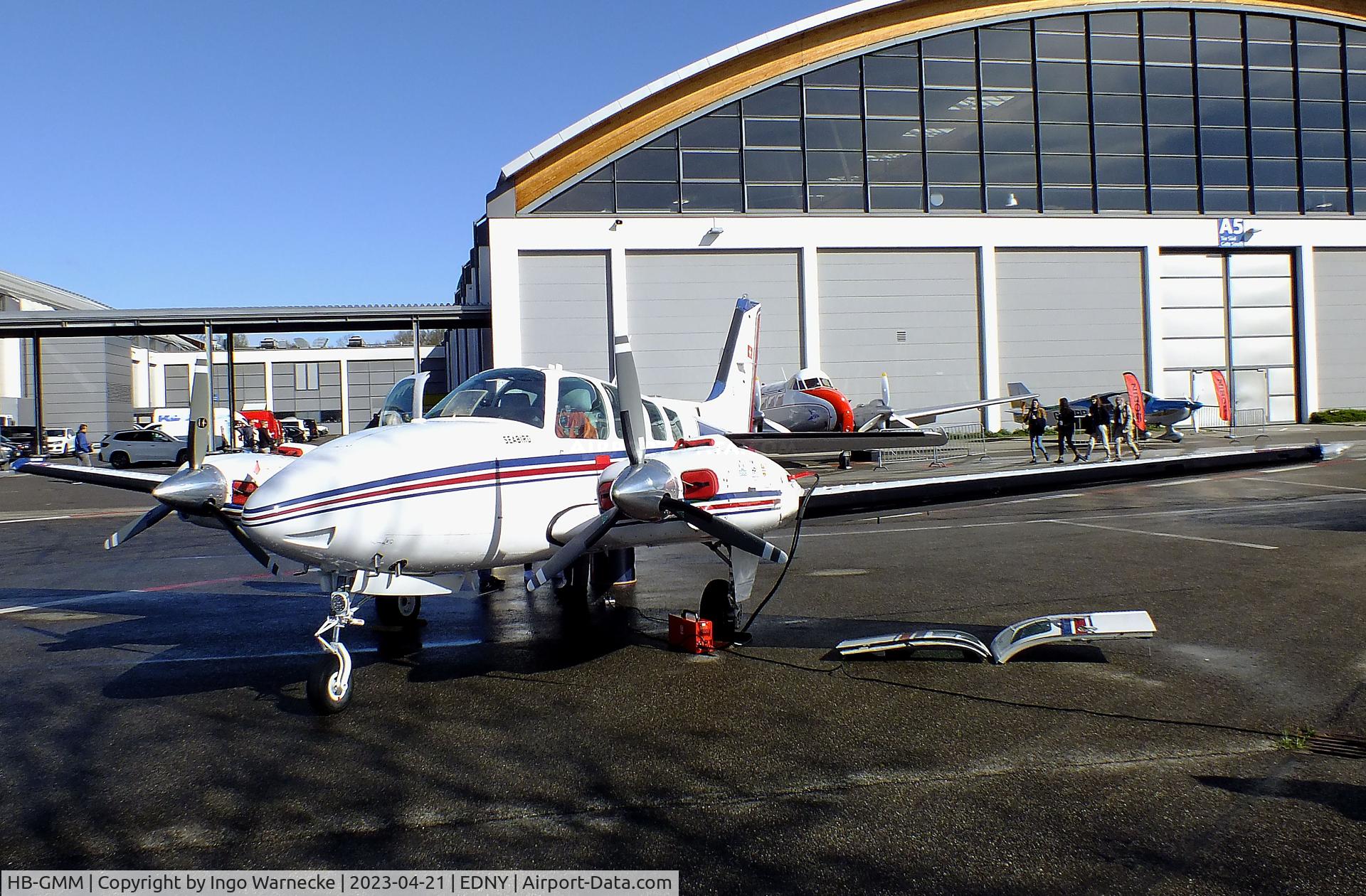 HB-GMM, Beechcraft 58 Baron C/N TH-1440, Beechcraft 58 Baron at the AERO 2023, Friedrichshafen