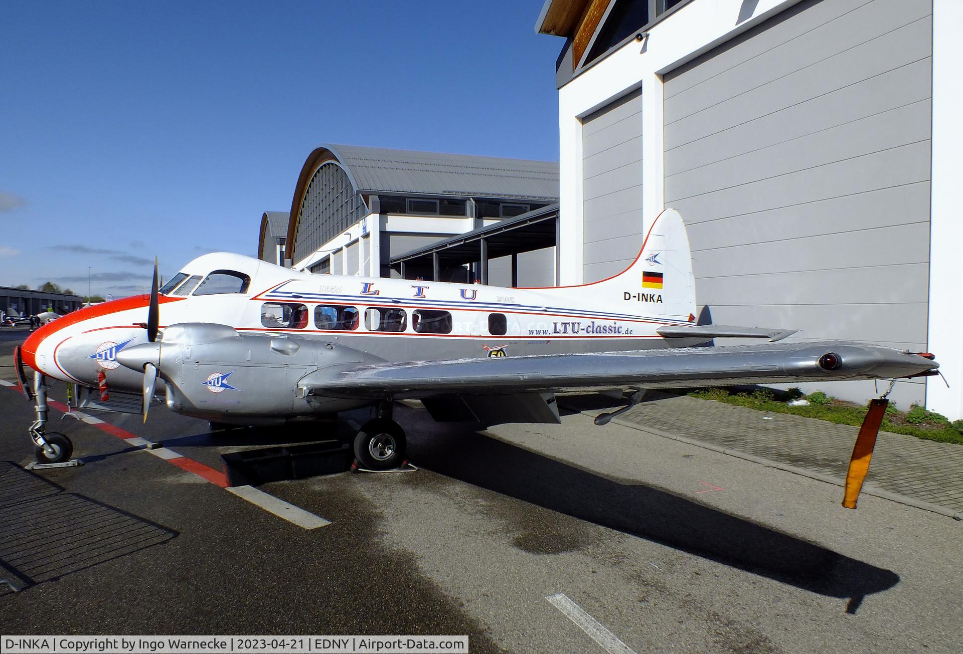 D-INKA, 1949 De Havilland DH-104 Devon C.2 C/N 04266, De Havilland D.H.104 Devon C2 at the AERO 2023, Friedrichshafen
