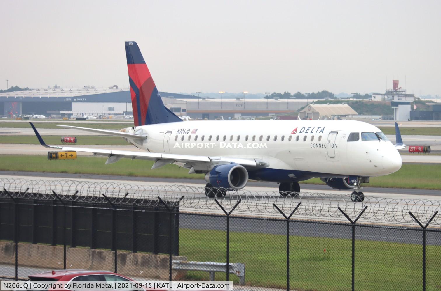 N206JQ, 2008 Embraer 175LR (ERJ-170-200LR) C/N 17000249, RPA/DAL E175 zx