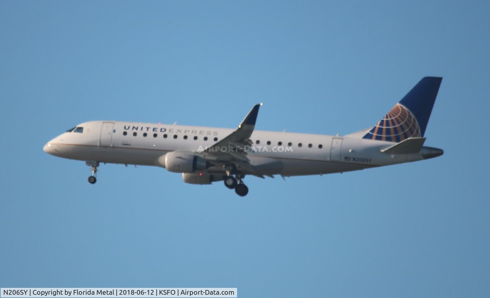 N206SY, 2017 Embraer 175LR (ERJ-170-200LR) C/N 17000637, SKW/UE E175 zx