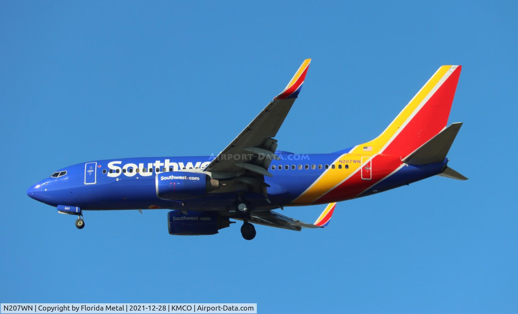 N207WN, 2005 Boeing 737-7H4 C/N 34012, SWA 737 nc zx