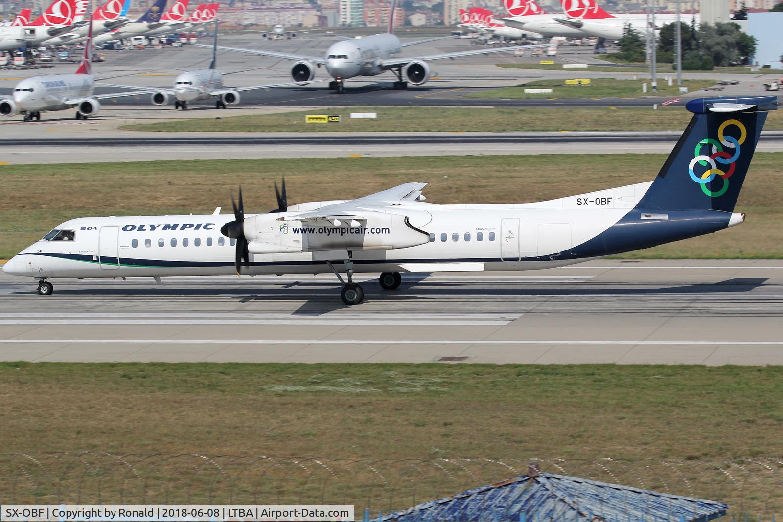 SX-OBF, 2010 De Havilland Canada DHC-8-402Q Dash 8 C/N 4318, at ist