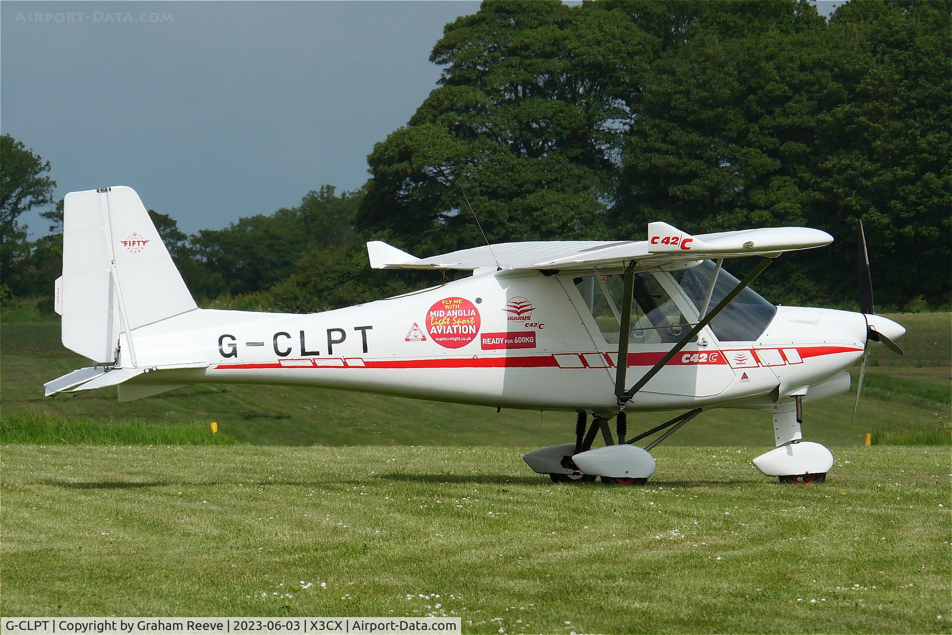 G-CLPT, 2020 Comco Ikarus C42 FB100 Charlie C/N 2005-7596, Parked at Northrepps.
