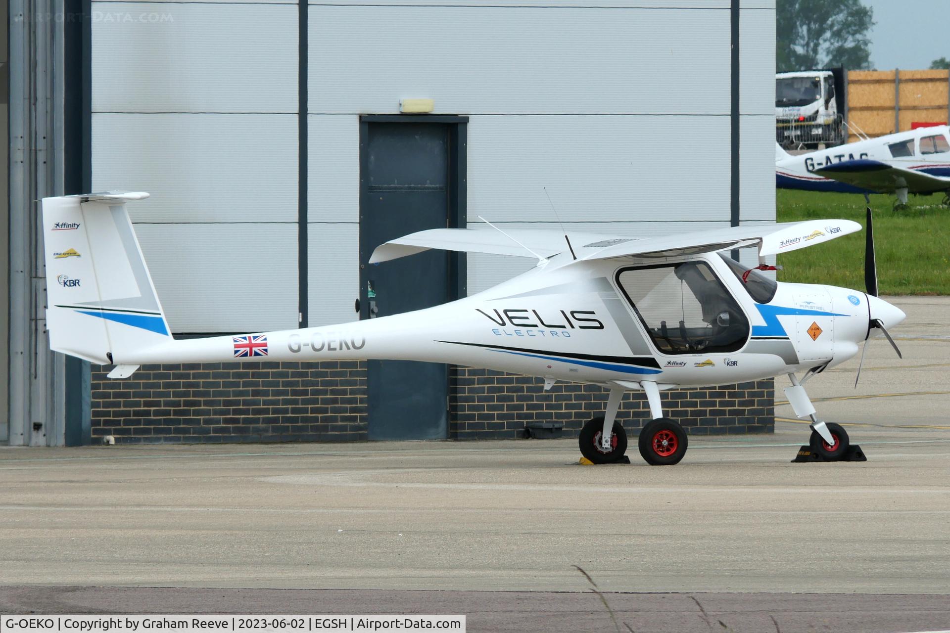G-OEKO, 2021 Pipistrel Virus SW 128 C/N VSW1280042, Parked at Norwich.