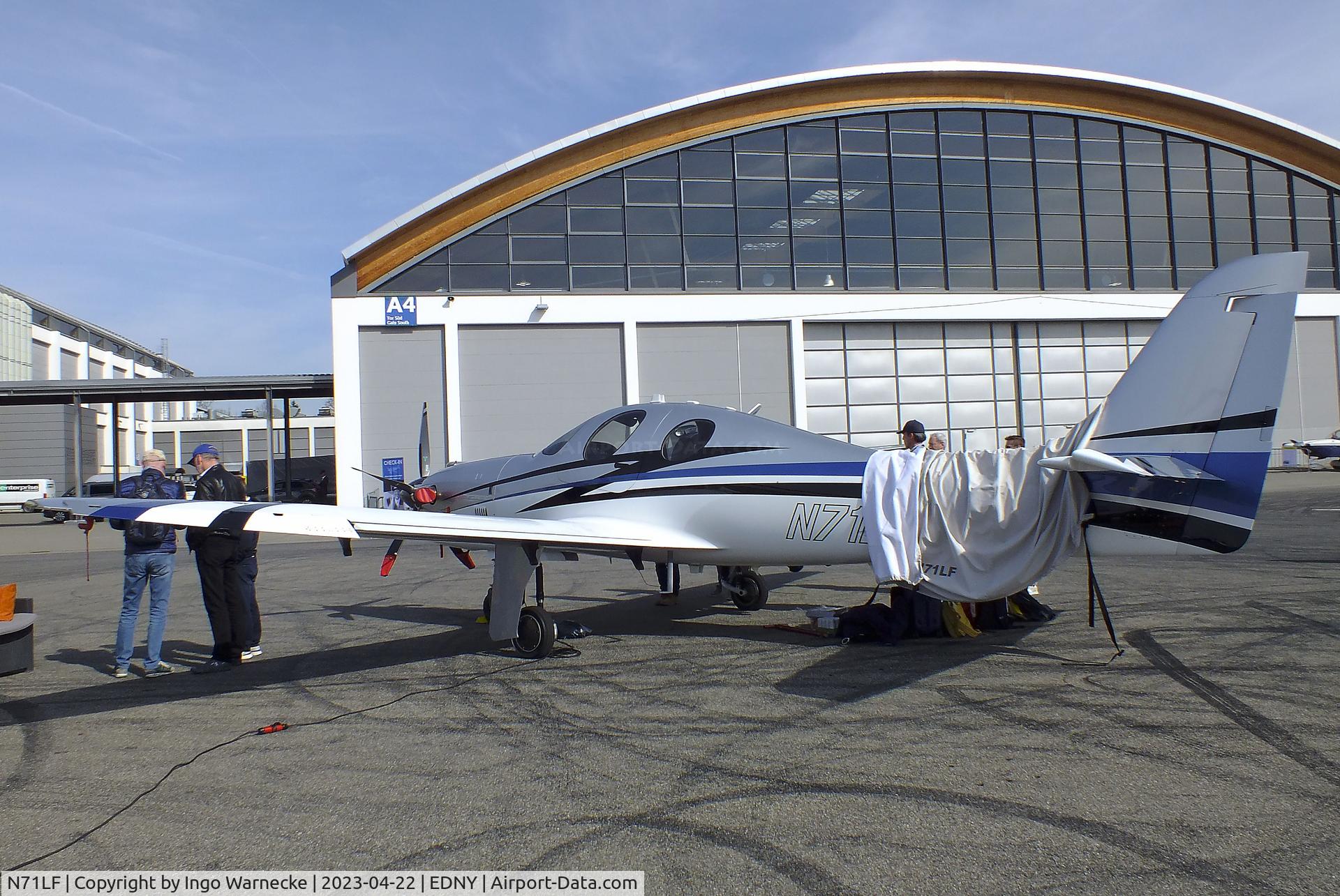 N71LF, 2018 Lancair Evolution C/N EVO-088, Lancair Evolution (PT6) at the AERO 2023, Friedrichshafen