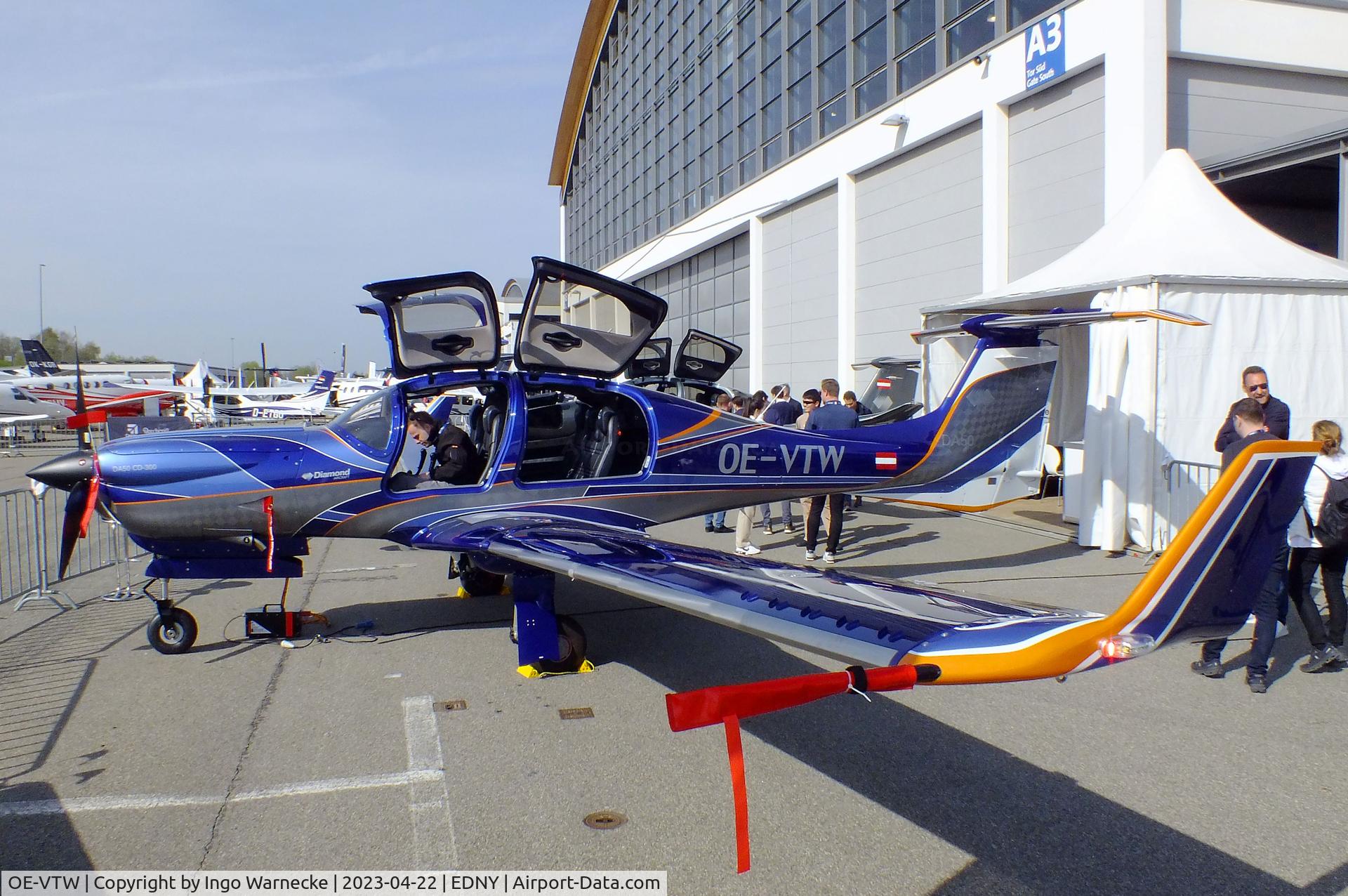 OE-VTW, 2020 Diamond DA-50RG C/N 50.004, Diamond DA-50RG CD-300 at the AERO 2023, Friedrichshafen