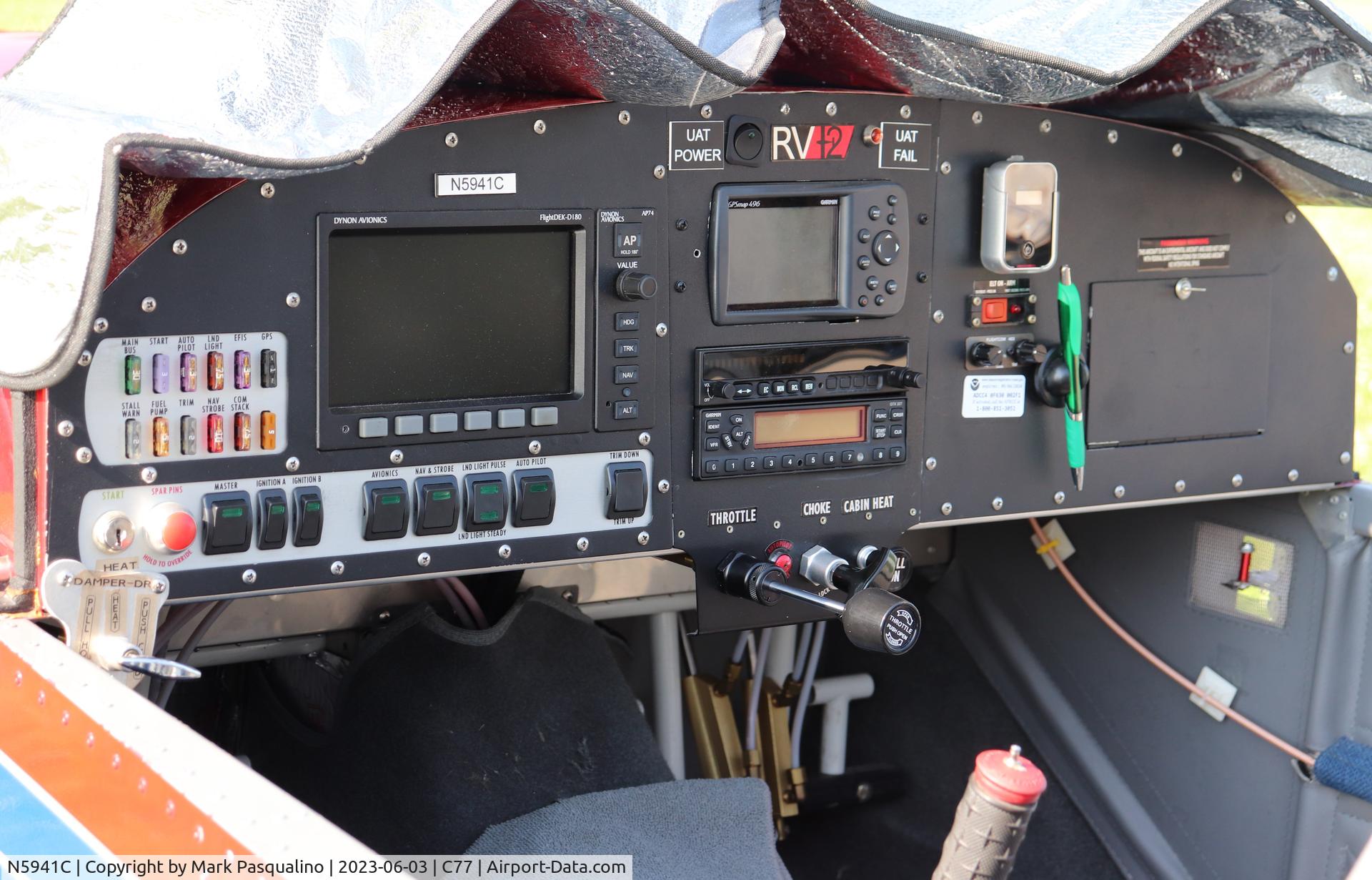 N5941C, 2011 Vans RV-12 C/N 120101, Vans RV-12