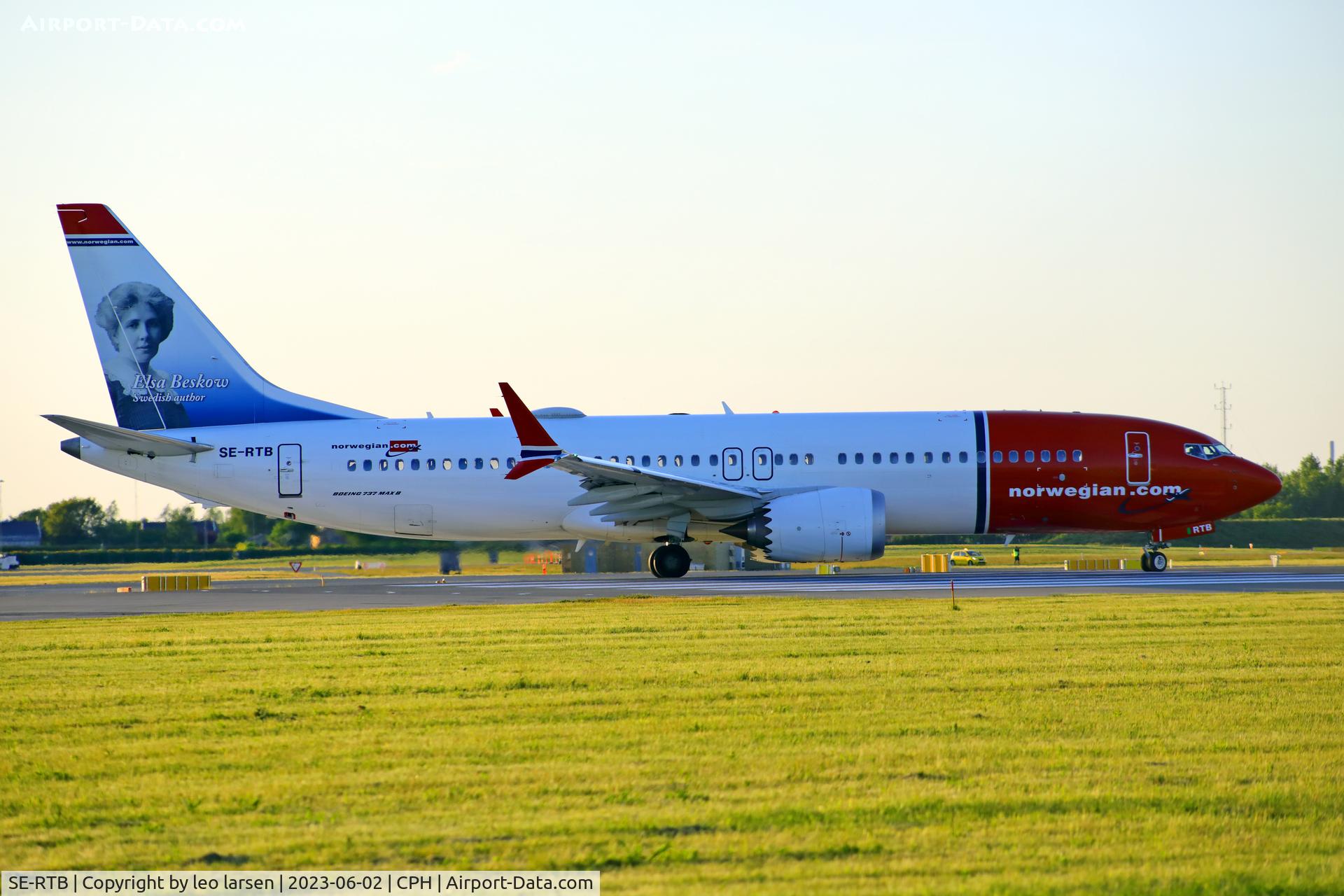SE-RTB, 2018 Boeing 737-8 MAX C/N 63972, Copenhagen 2.6.2023
